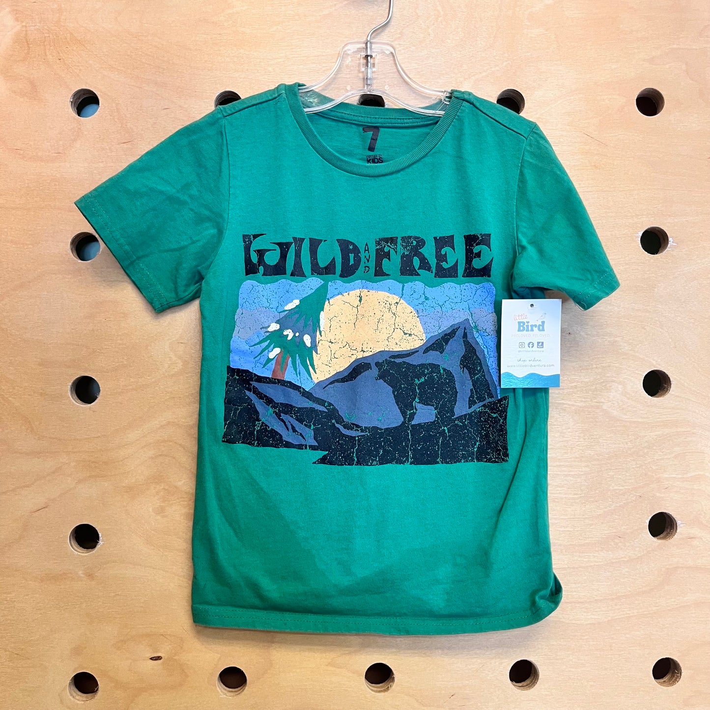 Green Wild and Free Tee