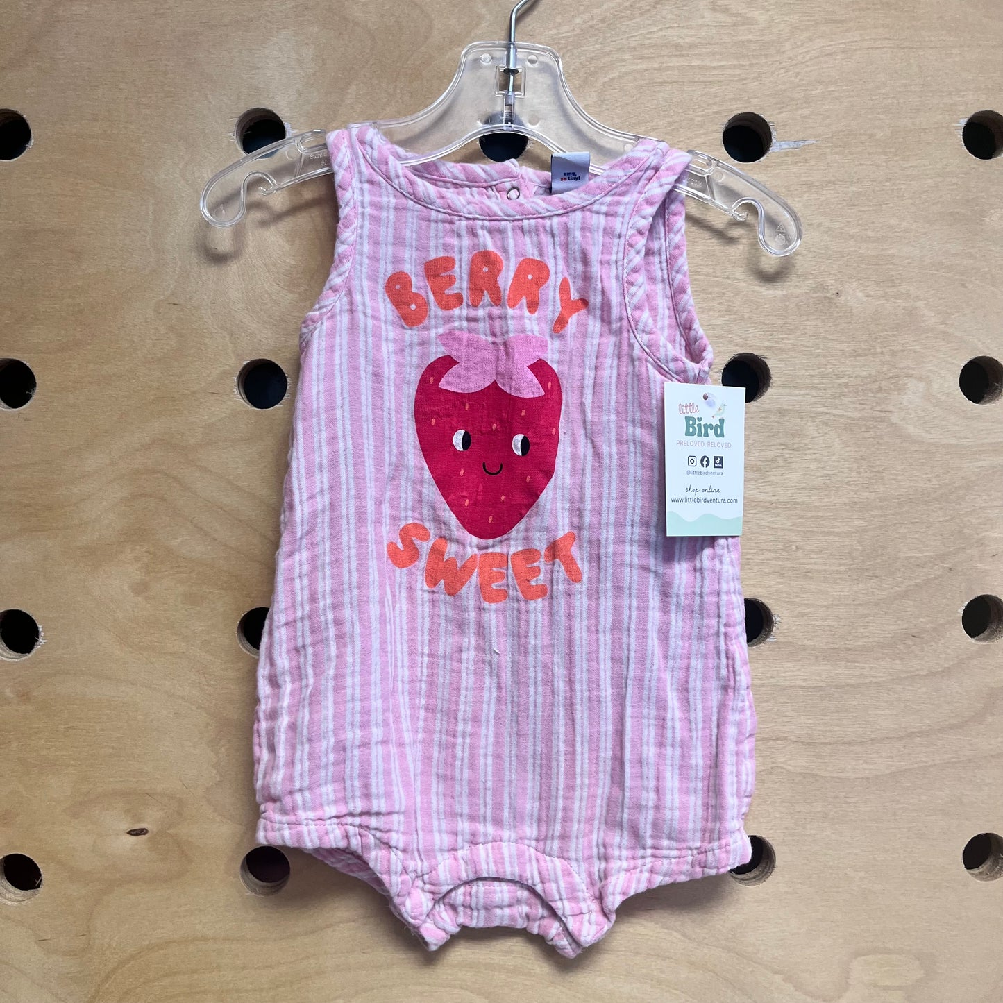 Pink 'Berry Sweet' Romper