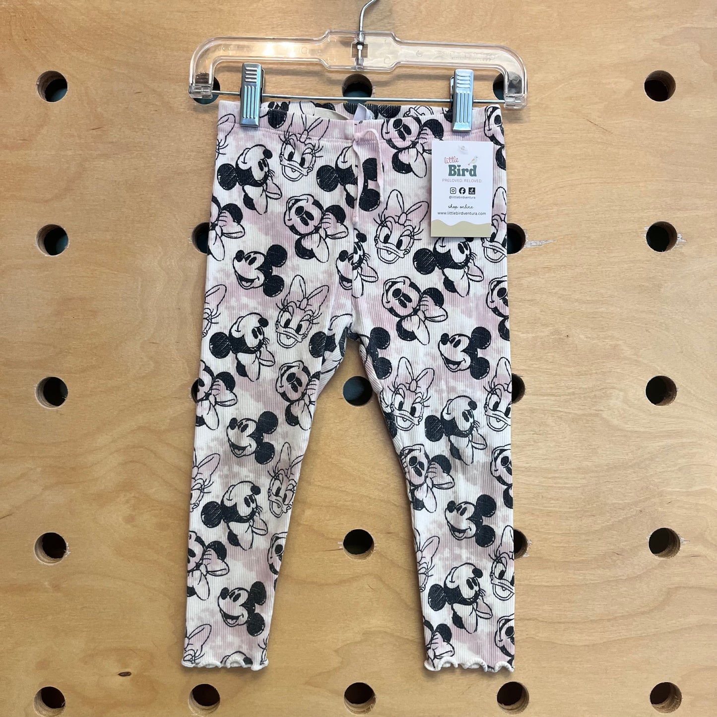 Tie Dye Ribbed Minnie/Daisy Leggings