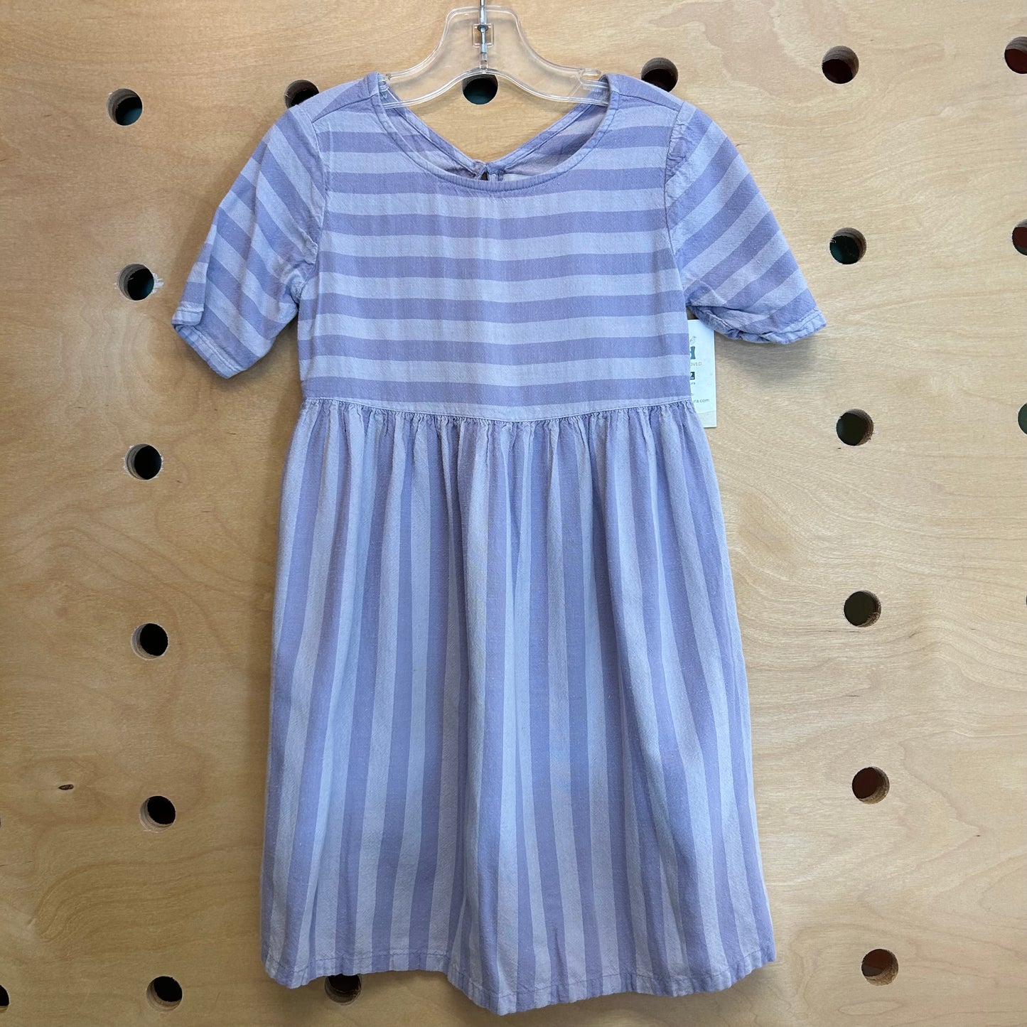Purple Linen Blend Dress