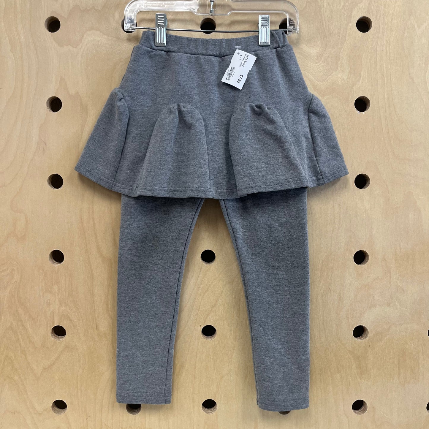 Grey Skirted Leggings