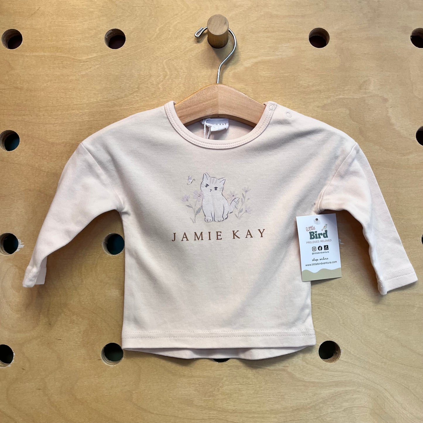 Pink Kitty Logo Tee