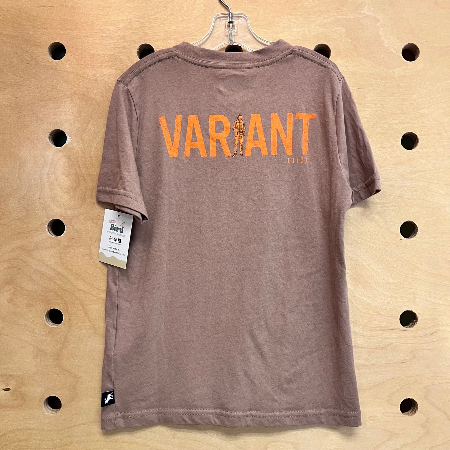 Brown Time Variant Tee