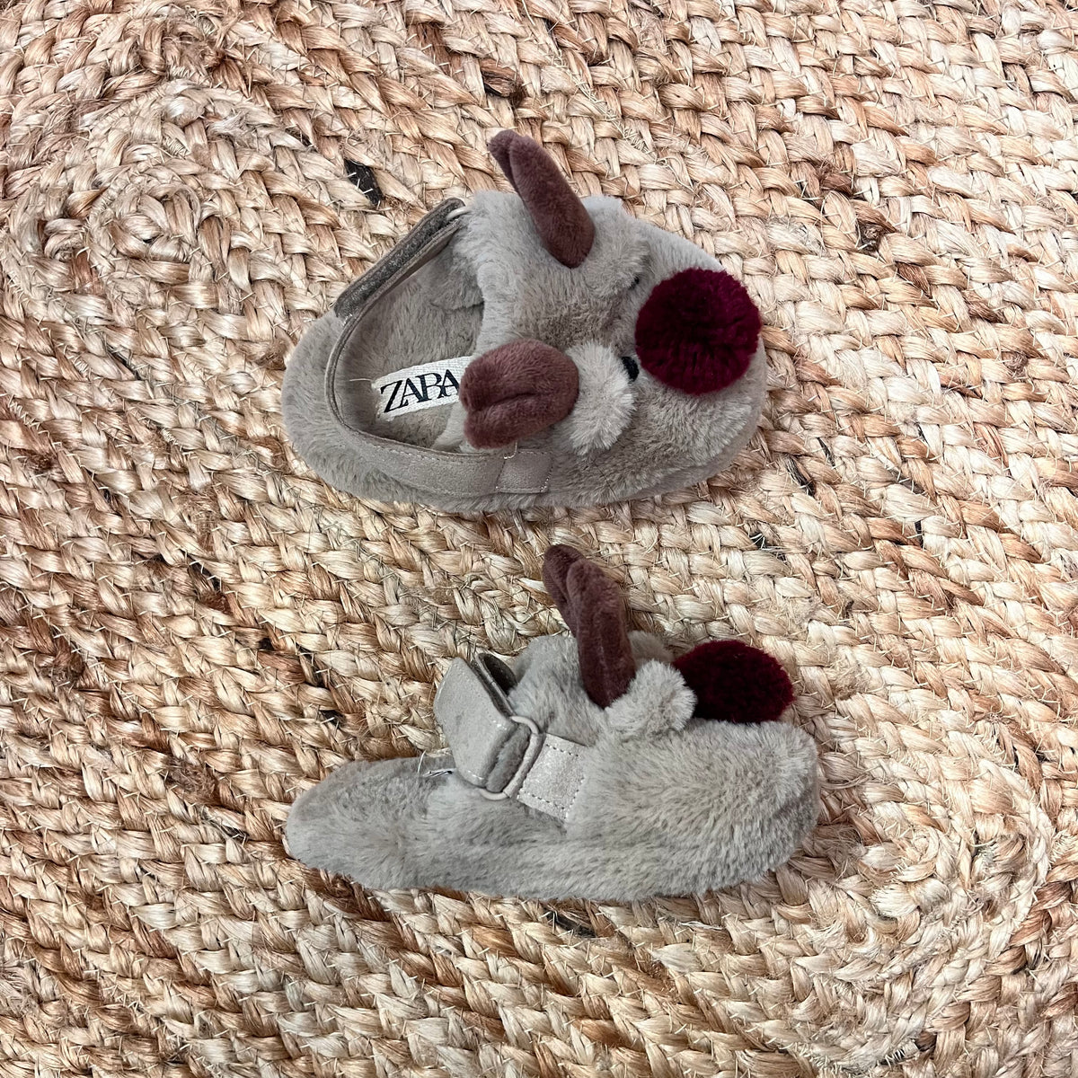 Rudolph Fuzzy Slippers