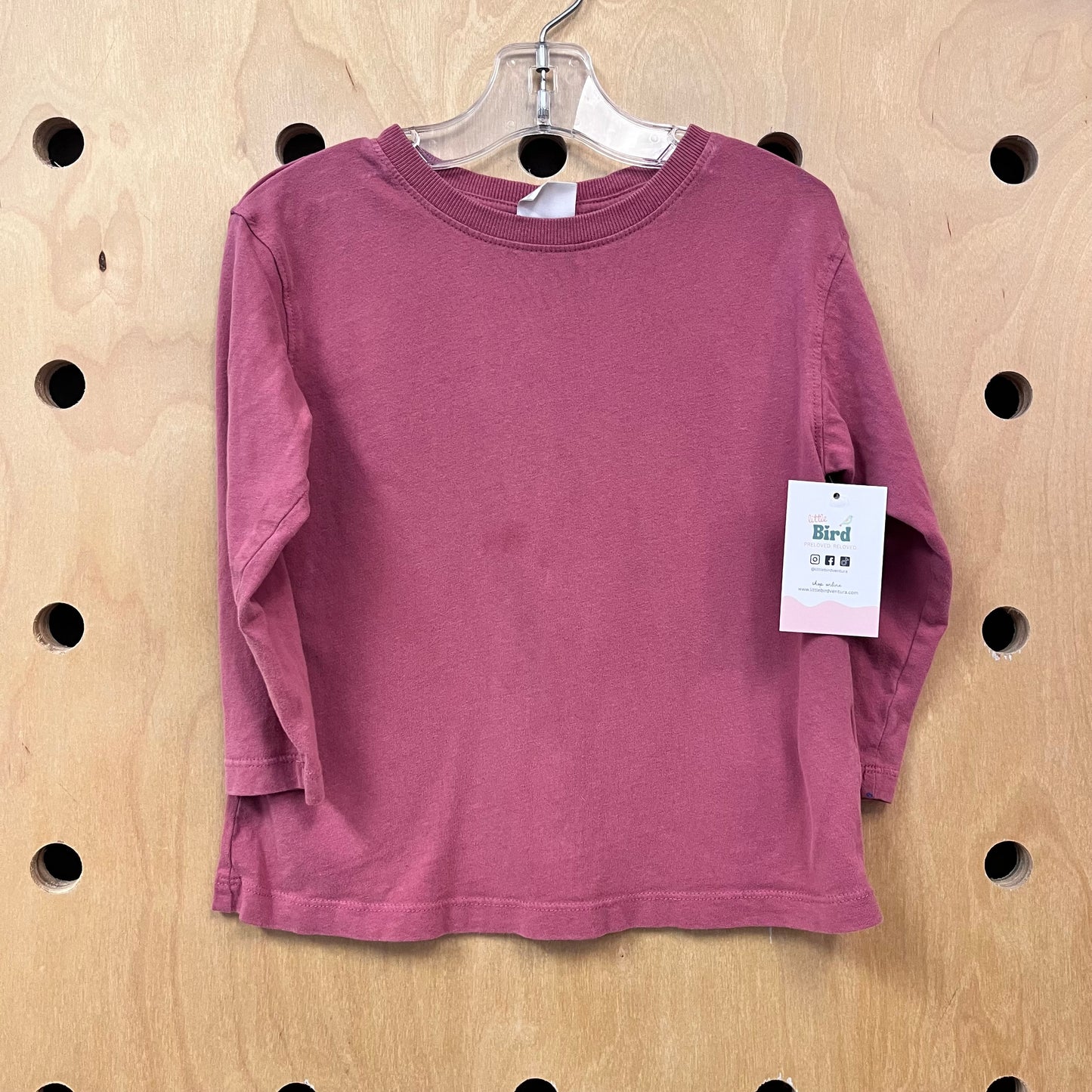 Salmon LS Tee