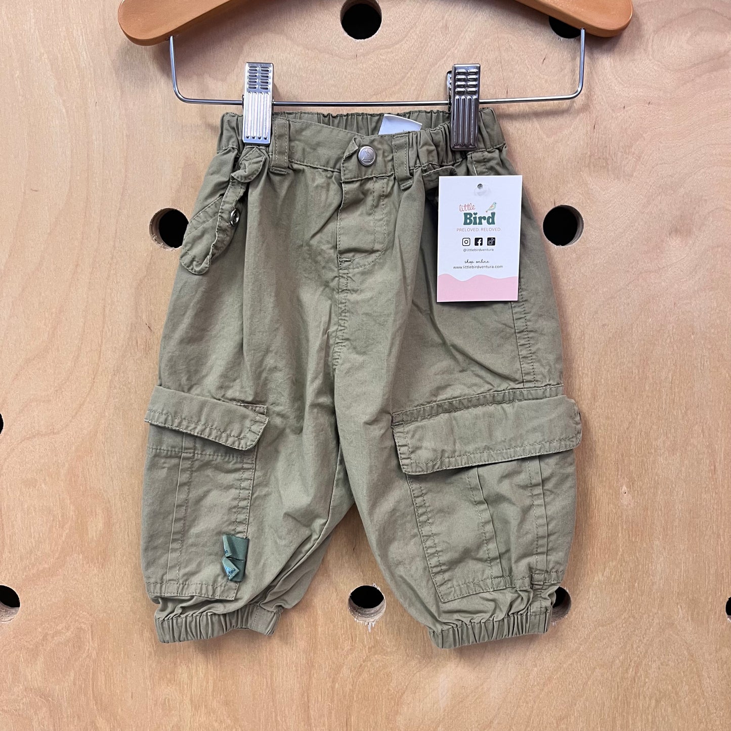 Olive Quick Dry Cargos