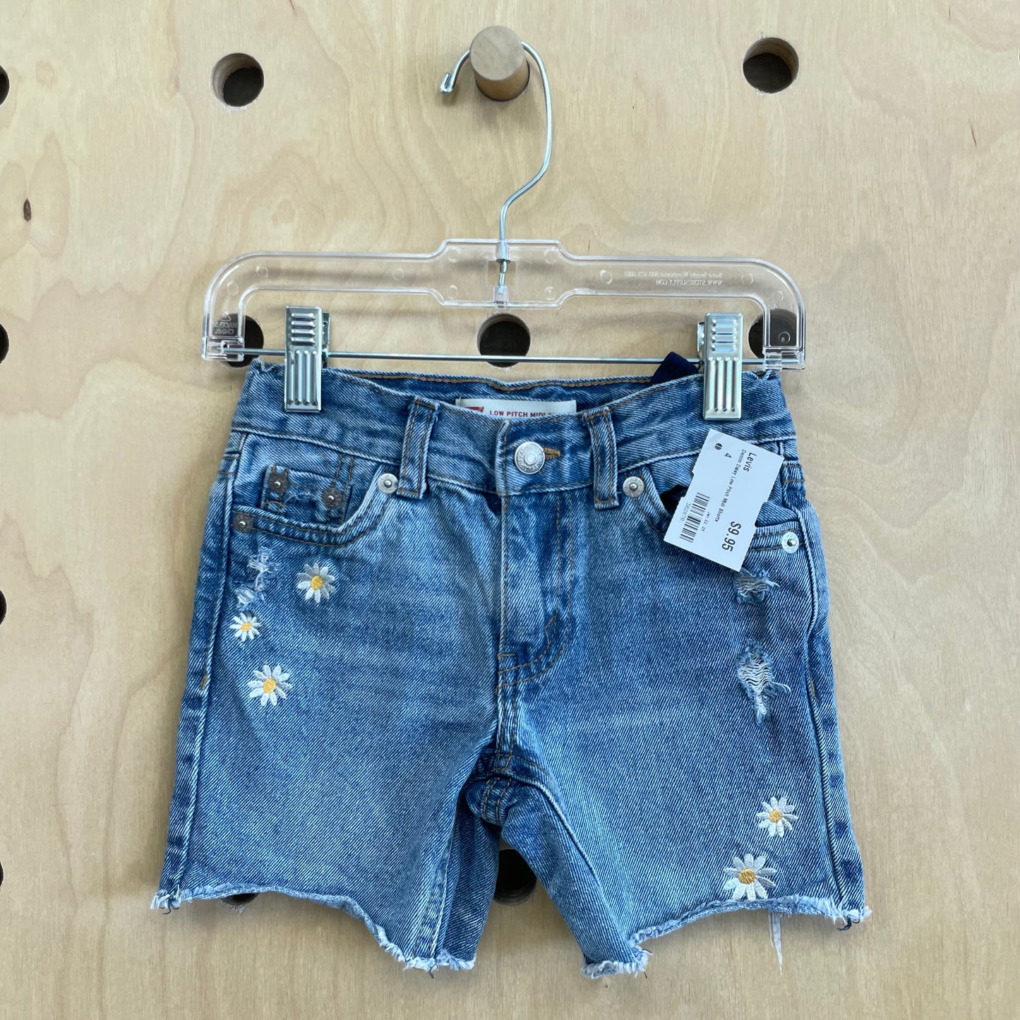 Denim Daisy Low Pitch Midi Shorts