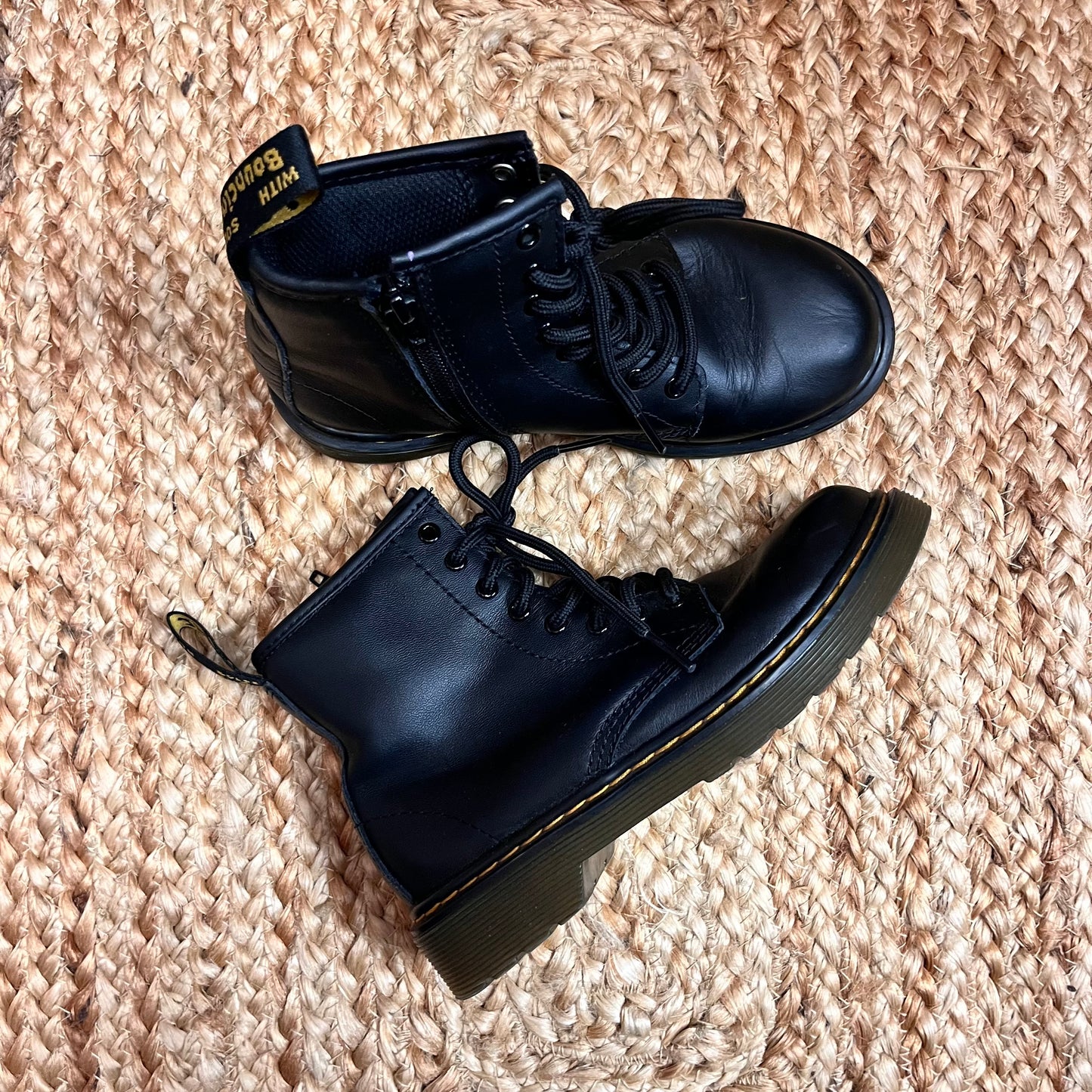 Black Air Wair Combat Boots