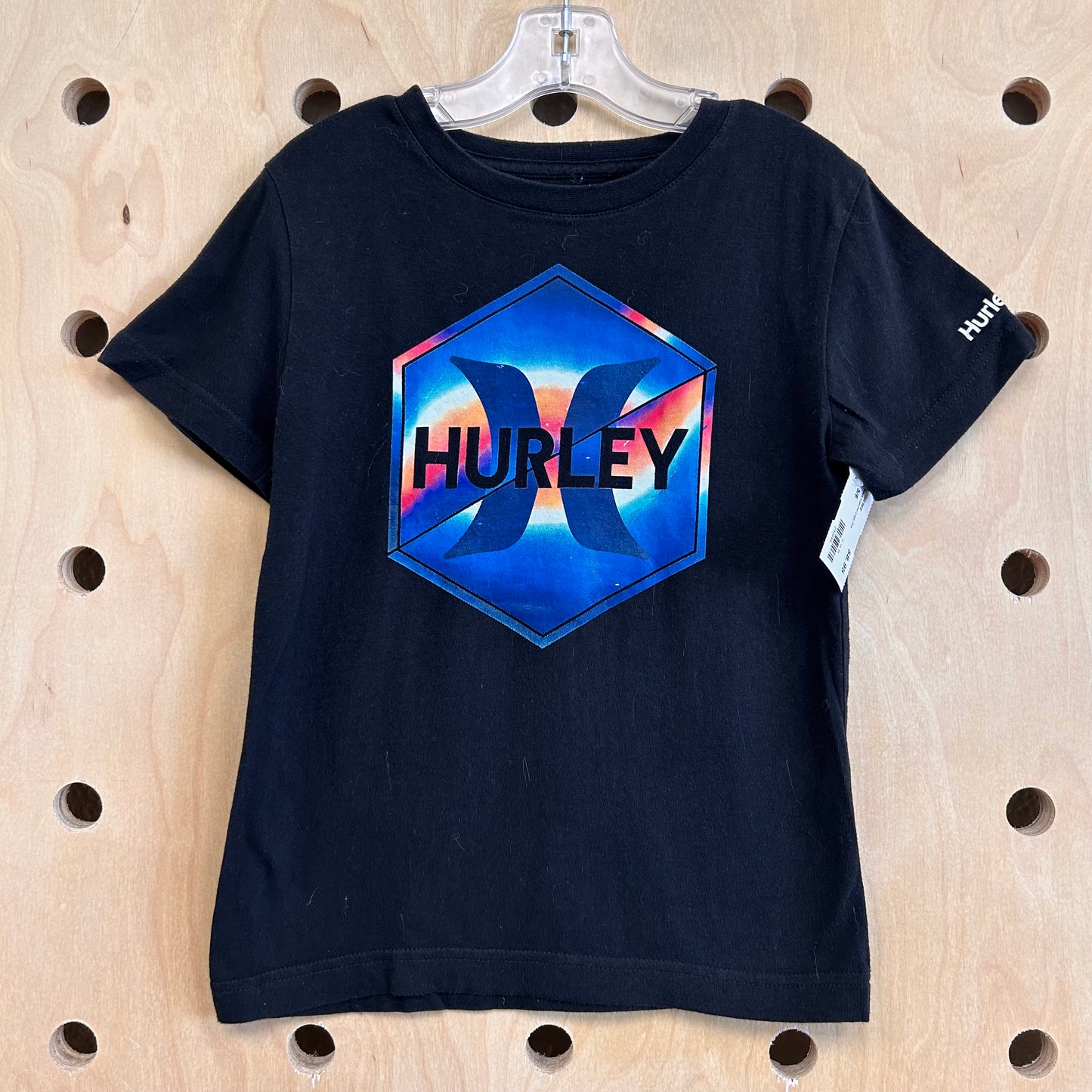 Black Colorful Logo Tee