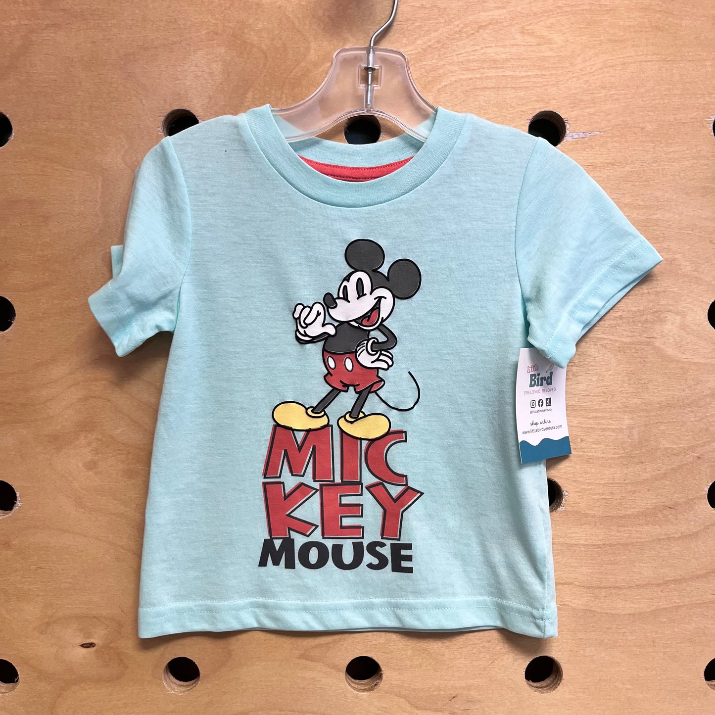 Aqua Mickey Mouse Tee