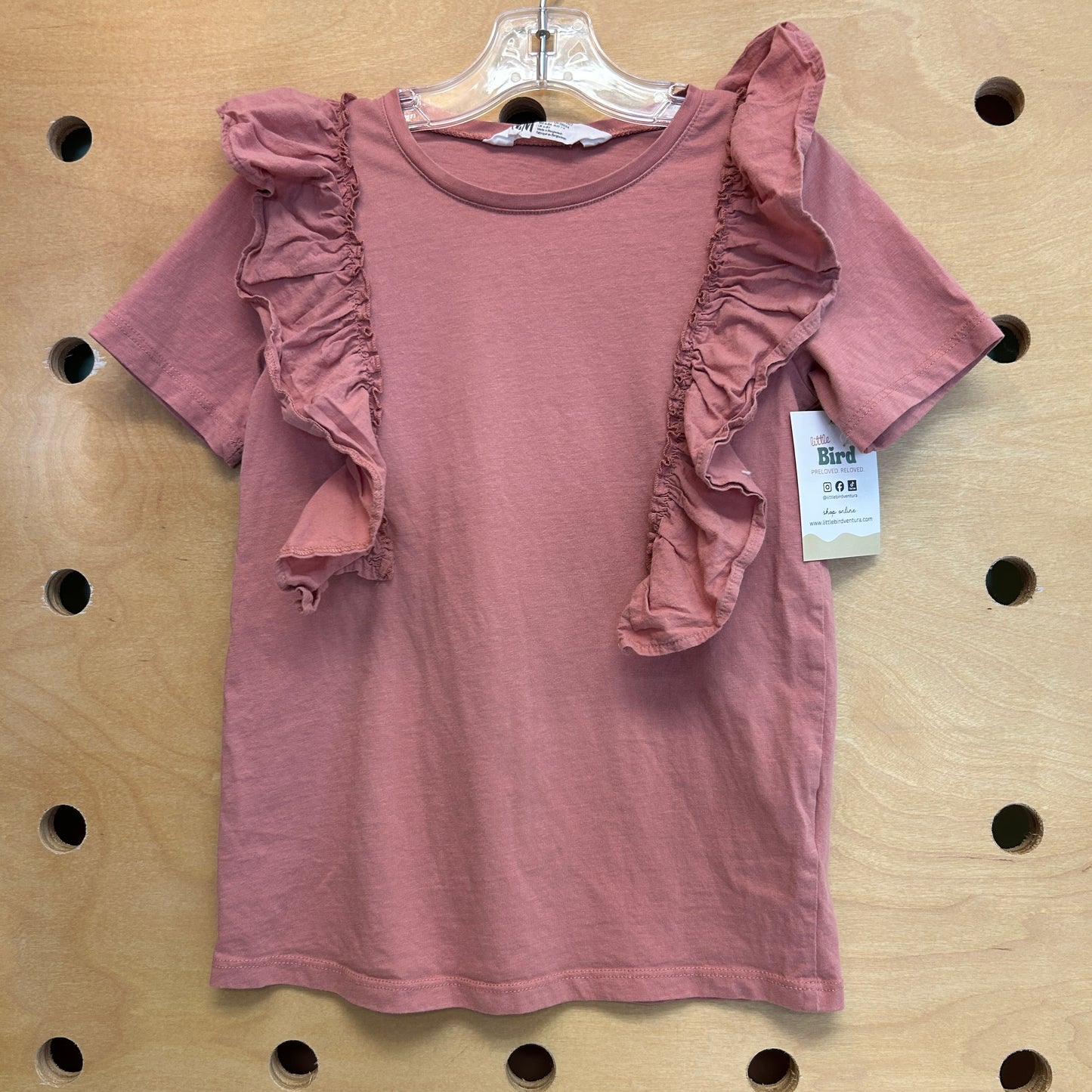 Blush Pink Ruffle Tee