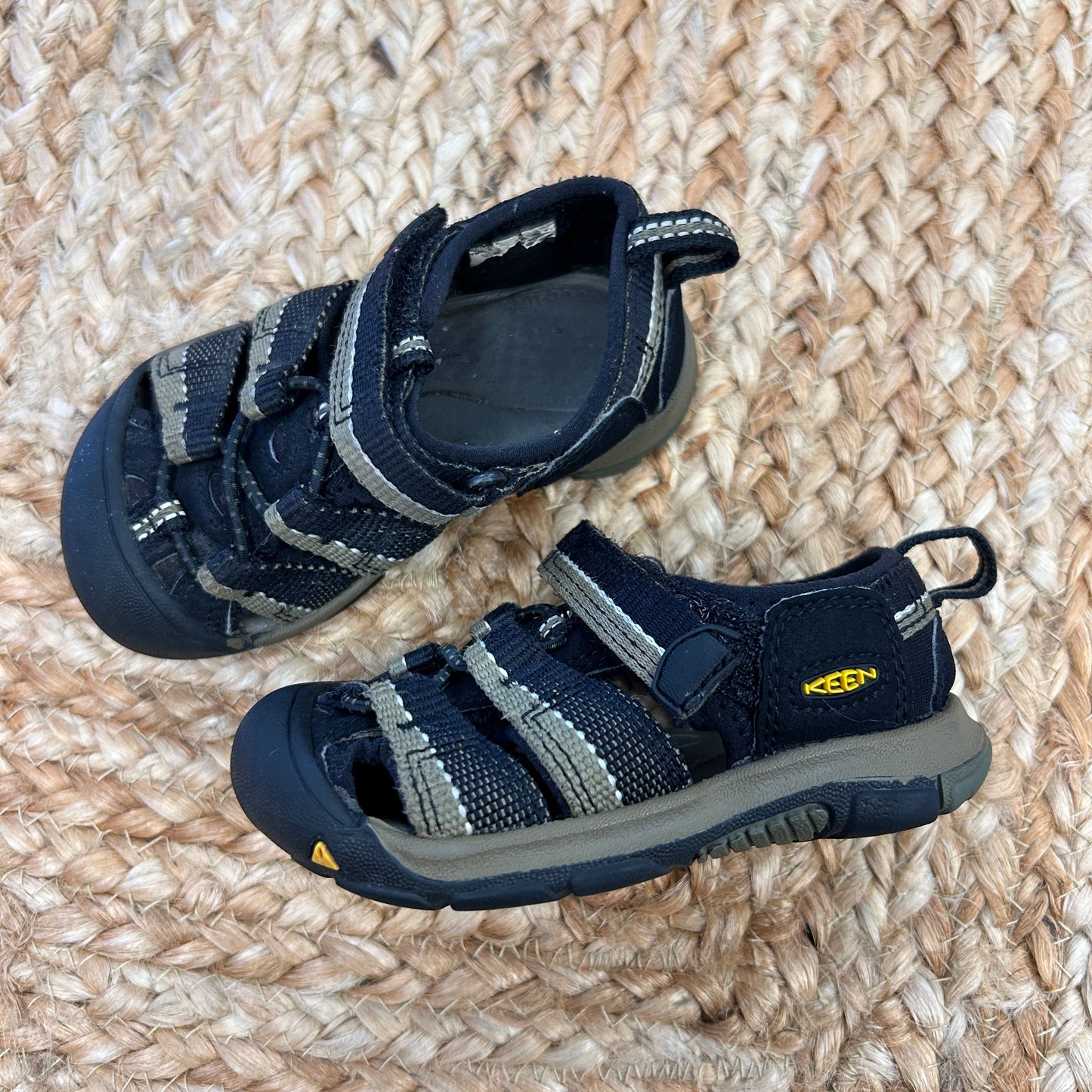 Black/Green Seacamp Sandals