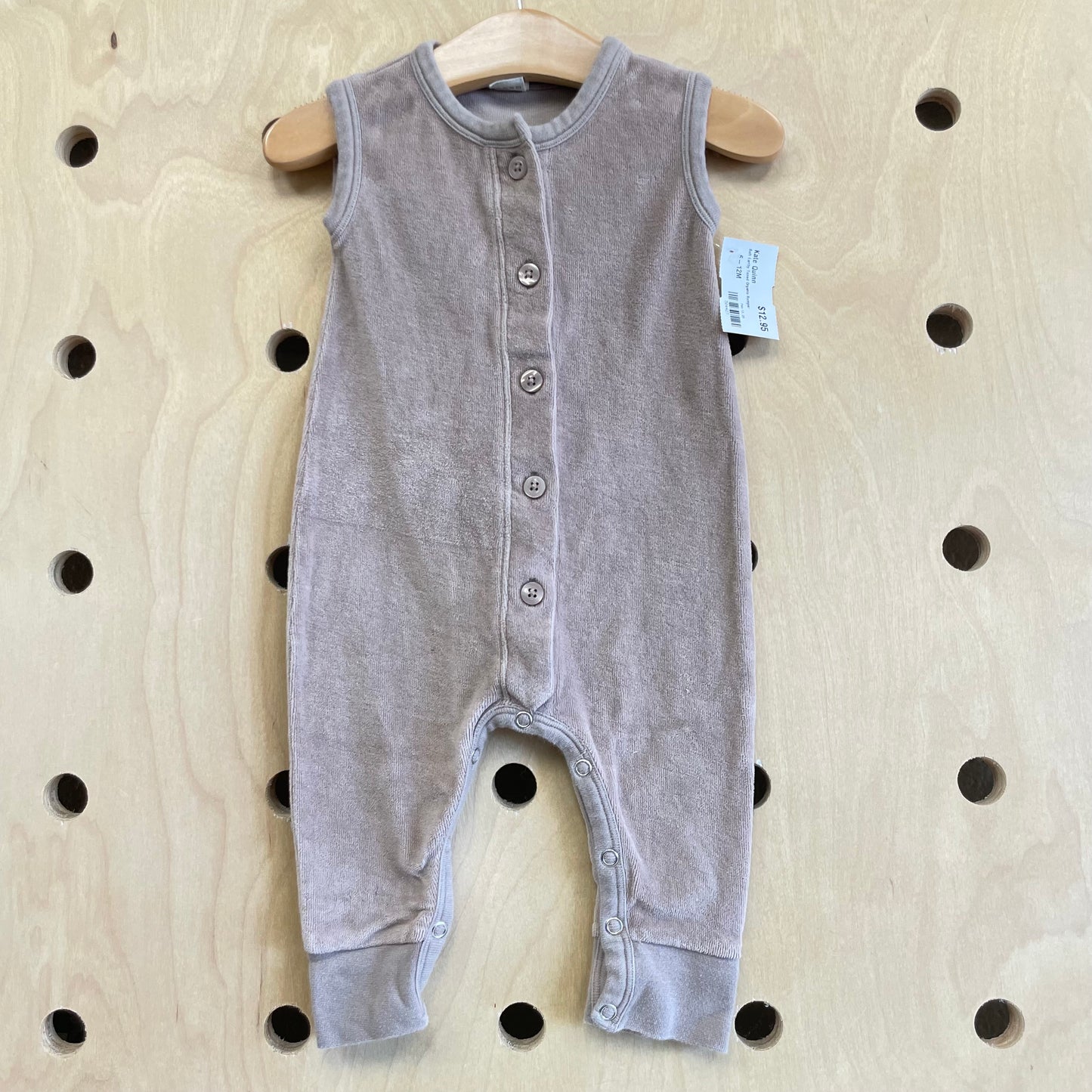 Soft Earthy Toned Organic Romper