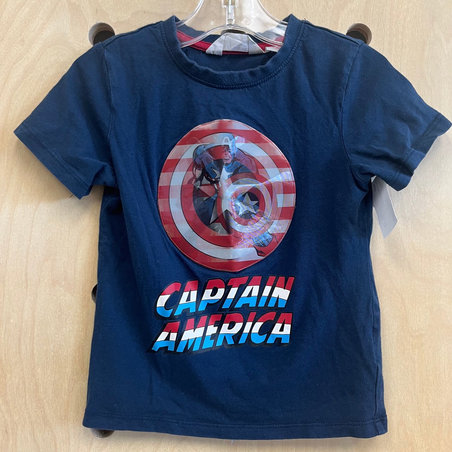 Blue Captain America Tee