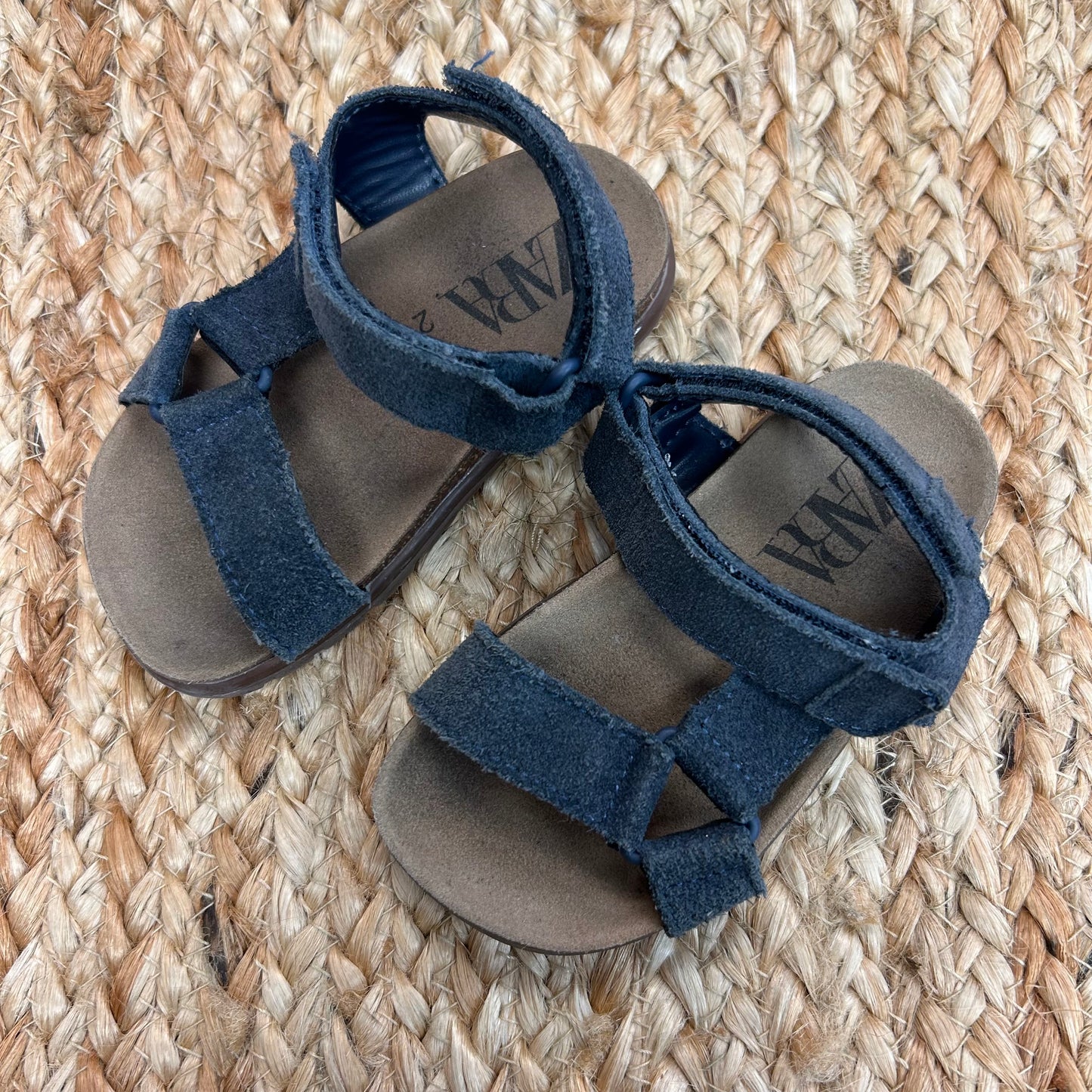 Grey Velcro Sandals