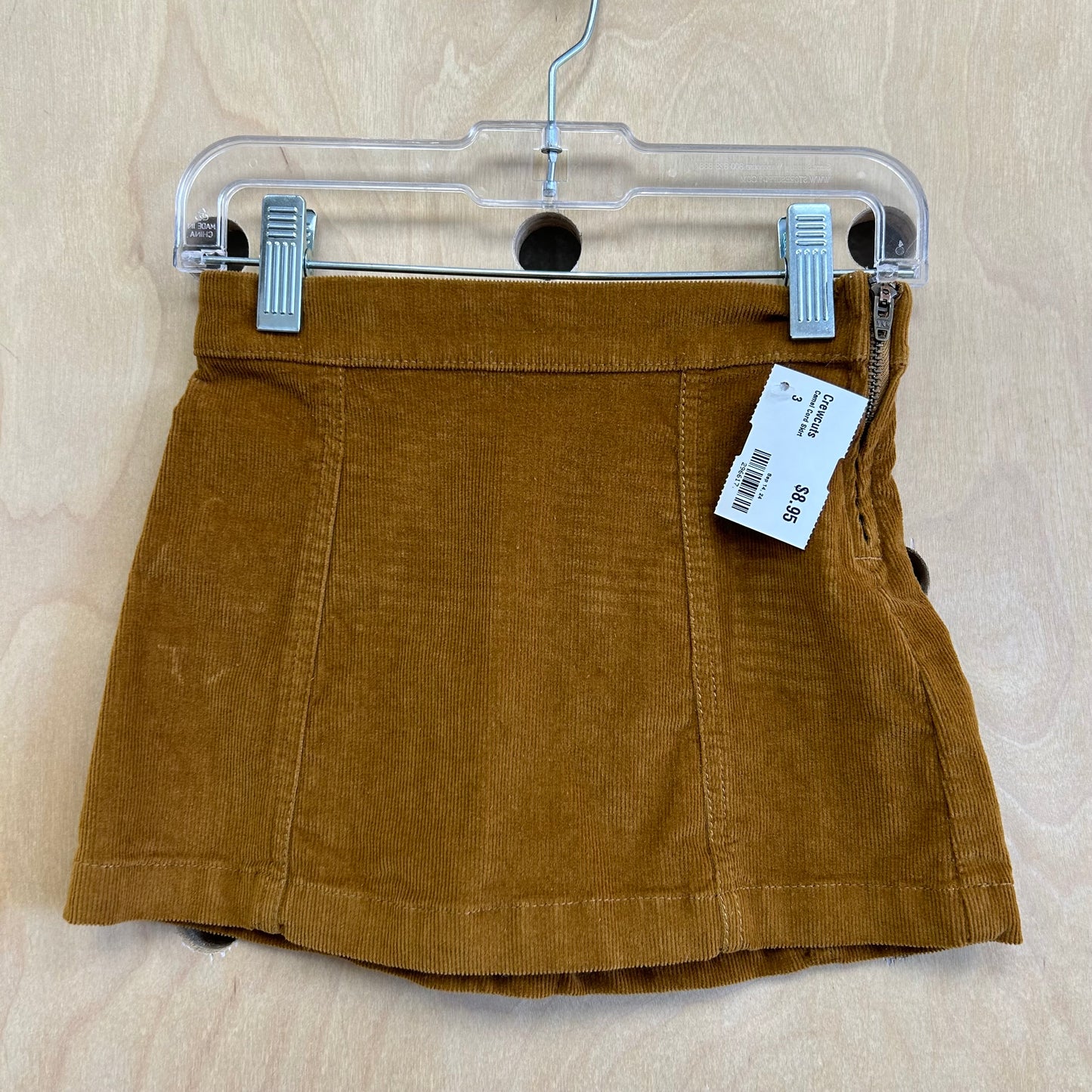Camel Cord Skirt