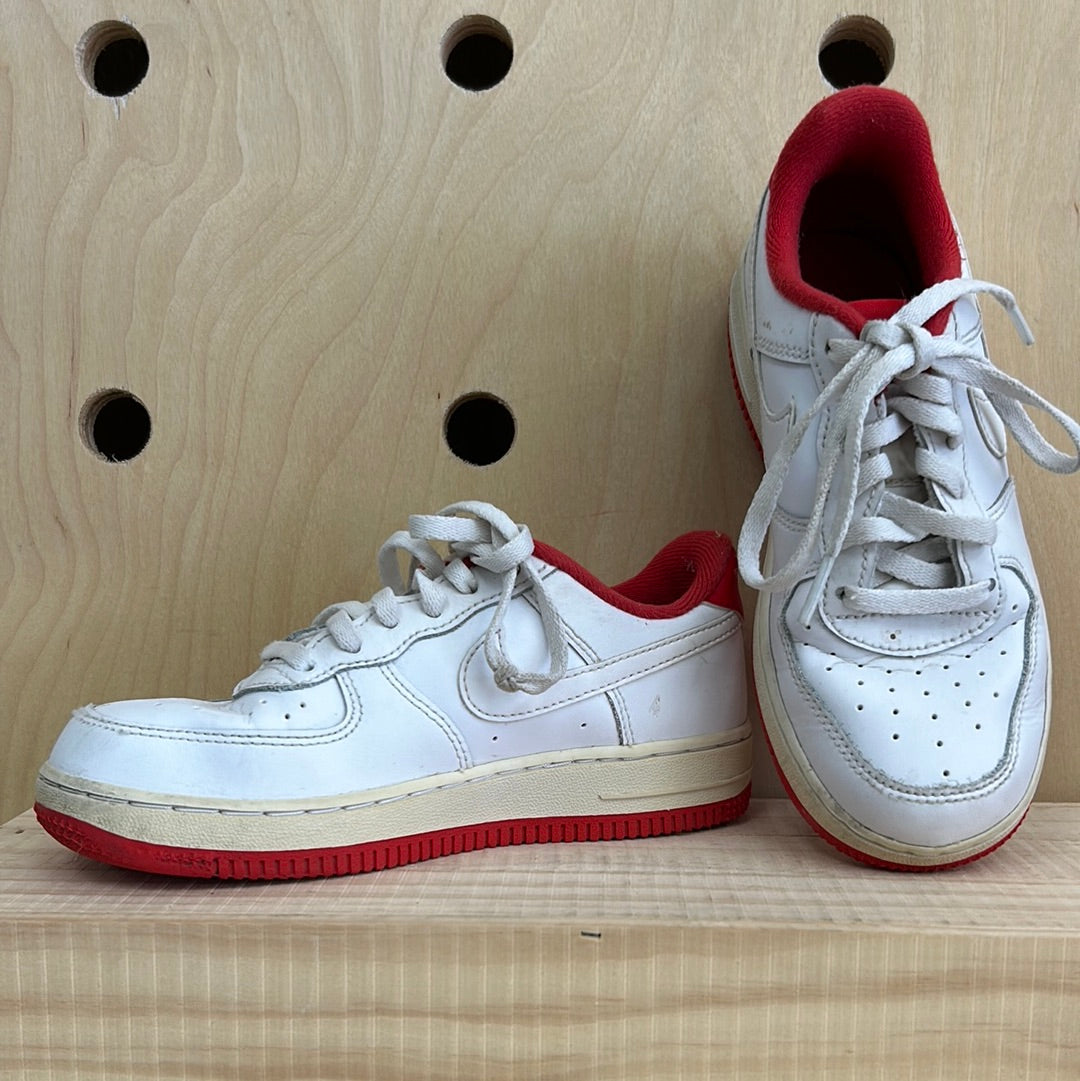 White & Red Sneakers