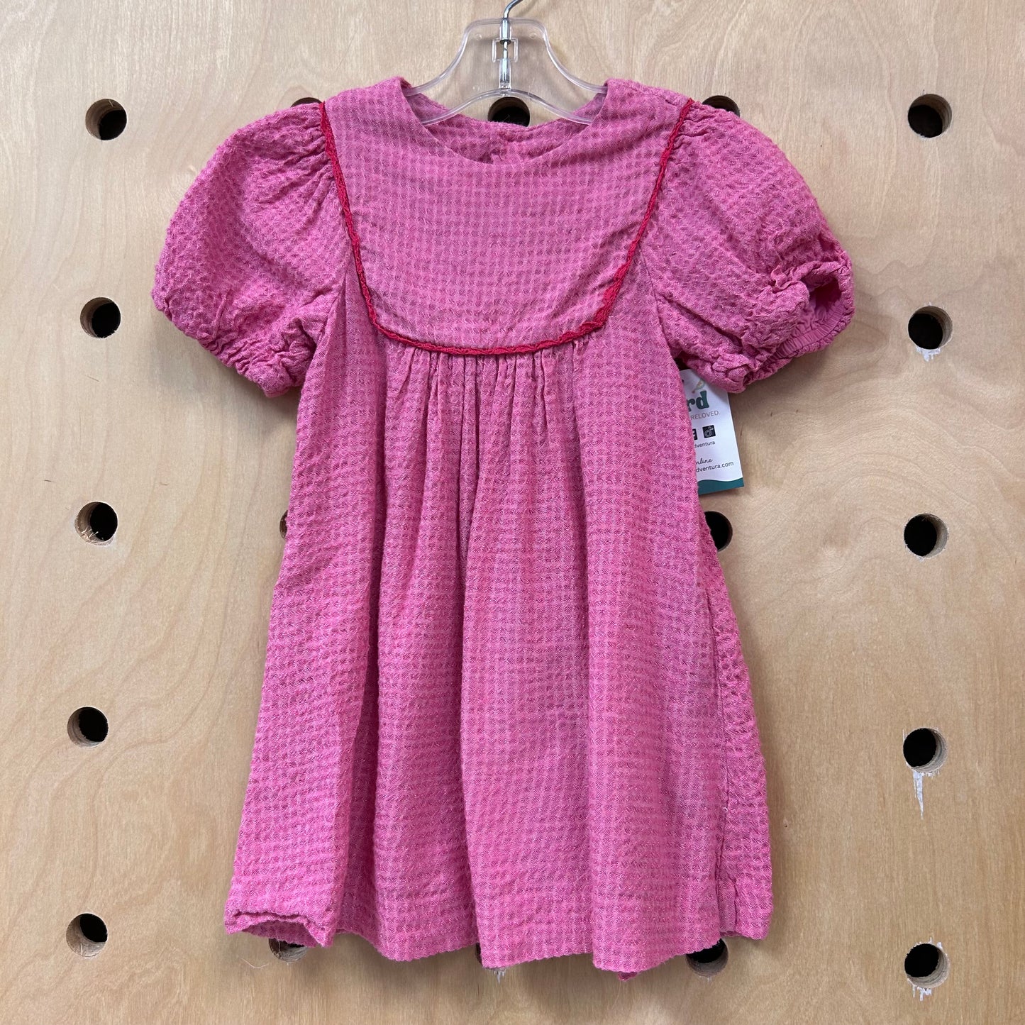 Pink Viscose Blend Dress