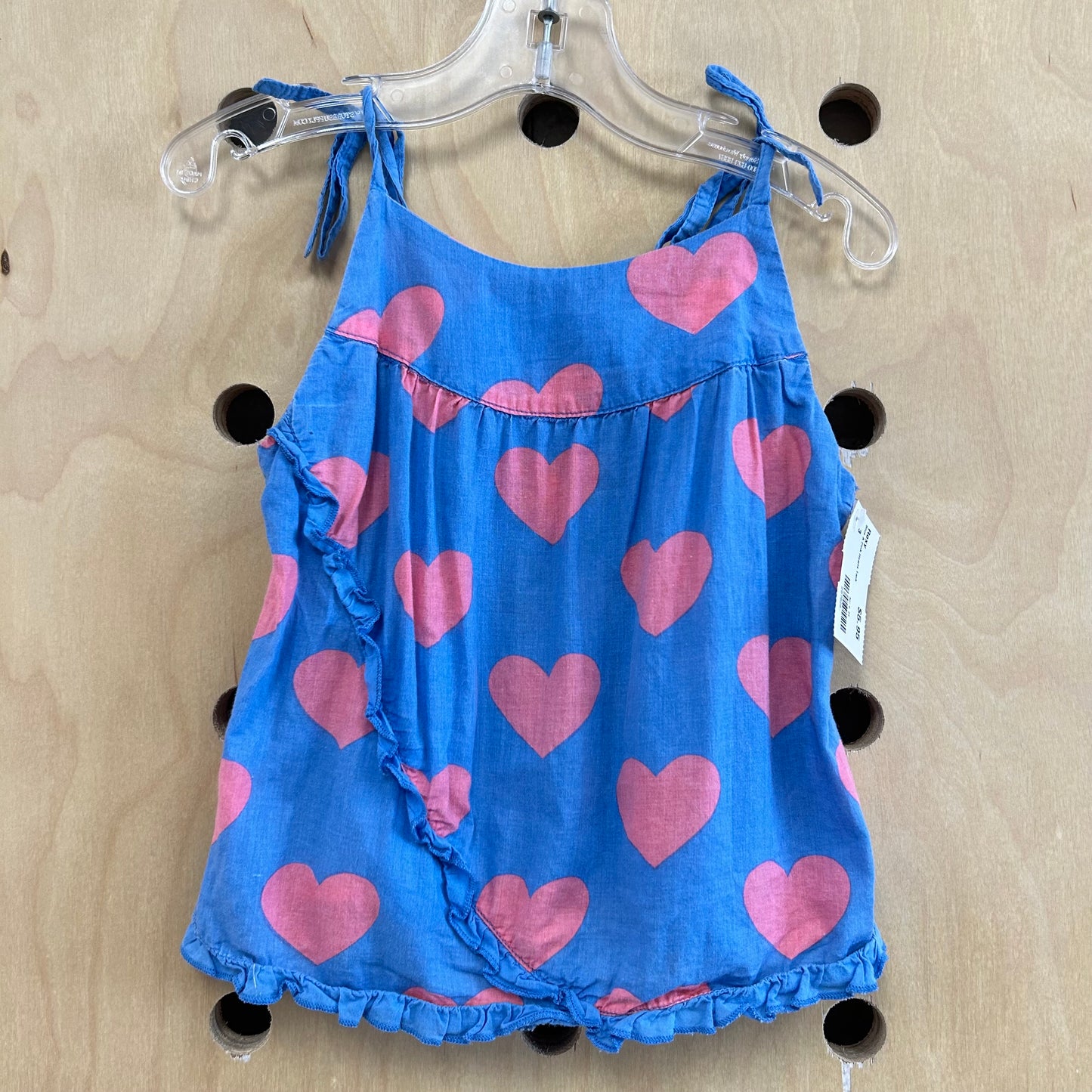 Blue & Pink Hearts Tank