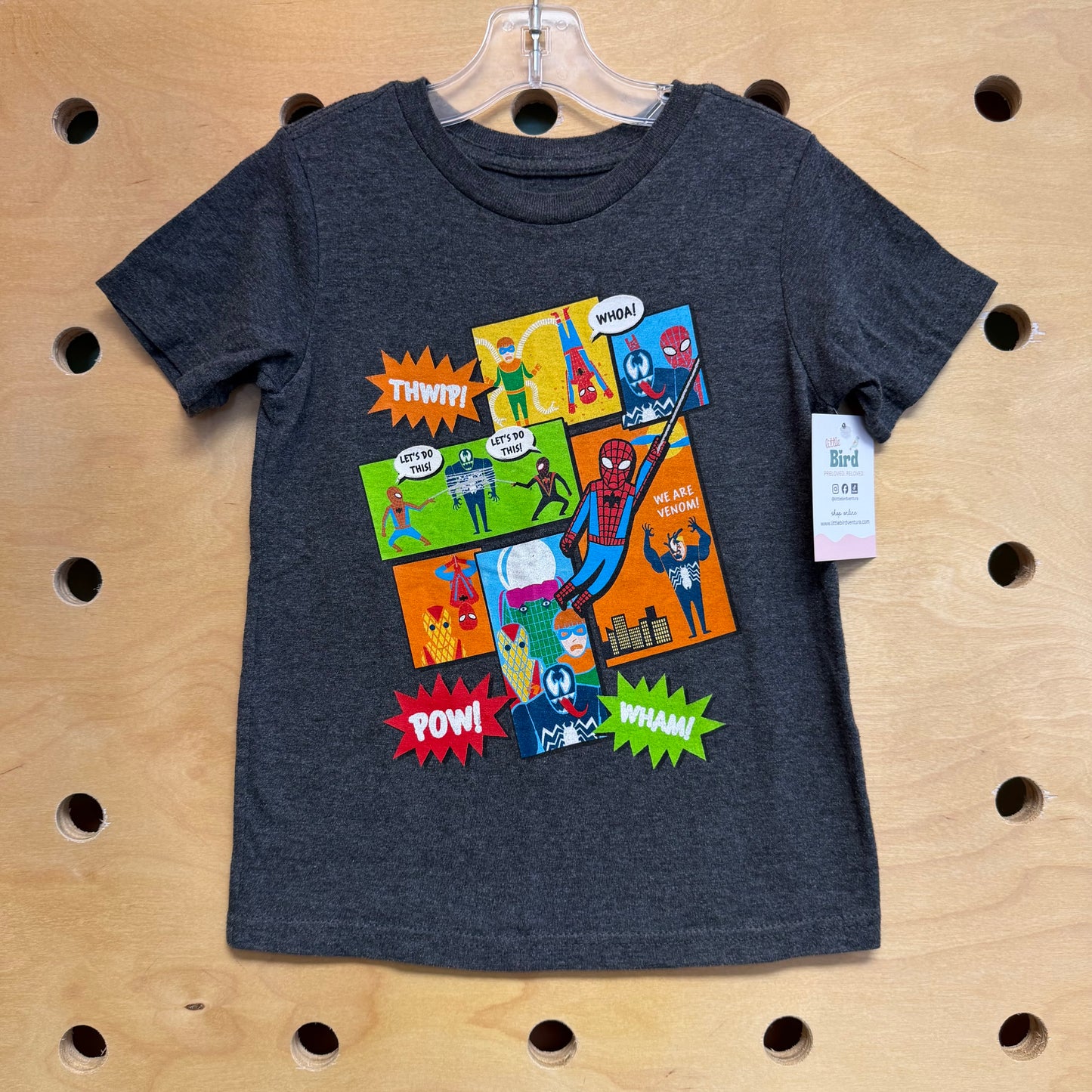 Grey Marvel Tee