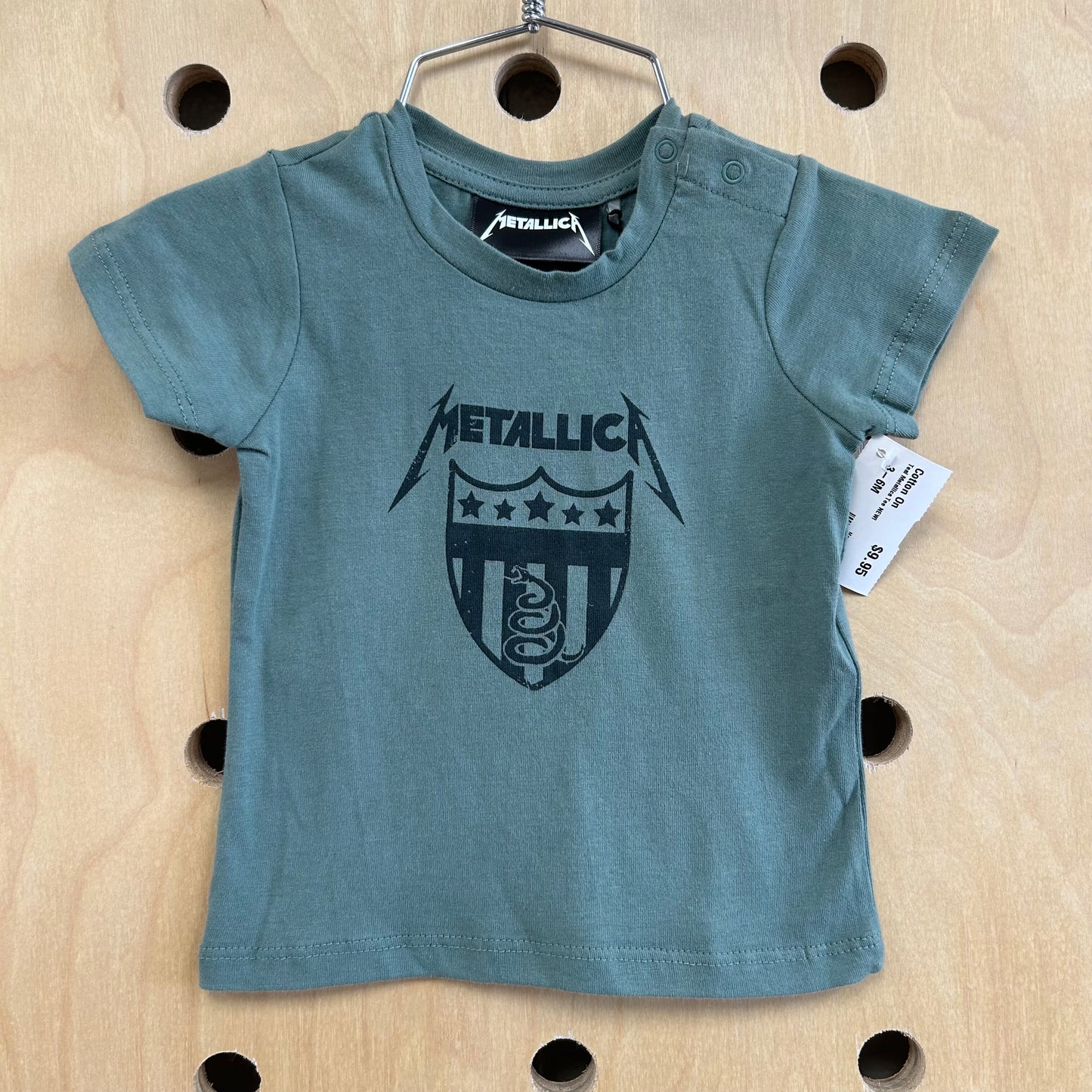 Teal Metallica Tee NEW!