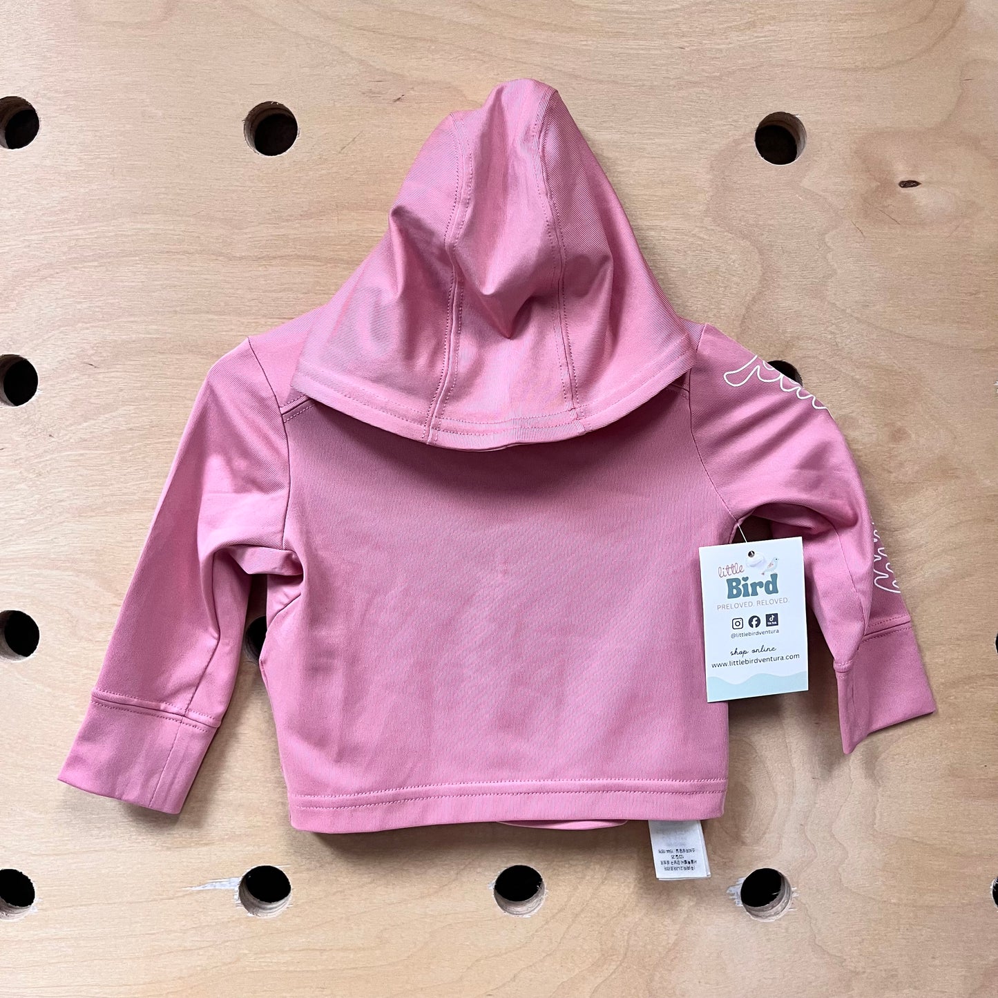 Pink Hoodie Capilene Silkweight Shirt