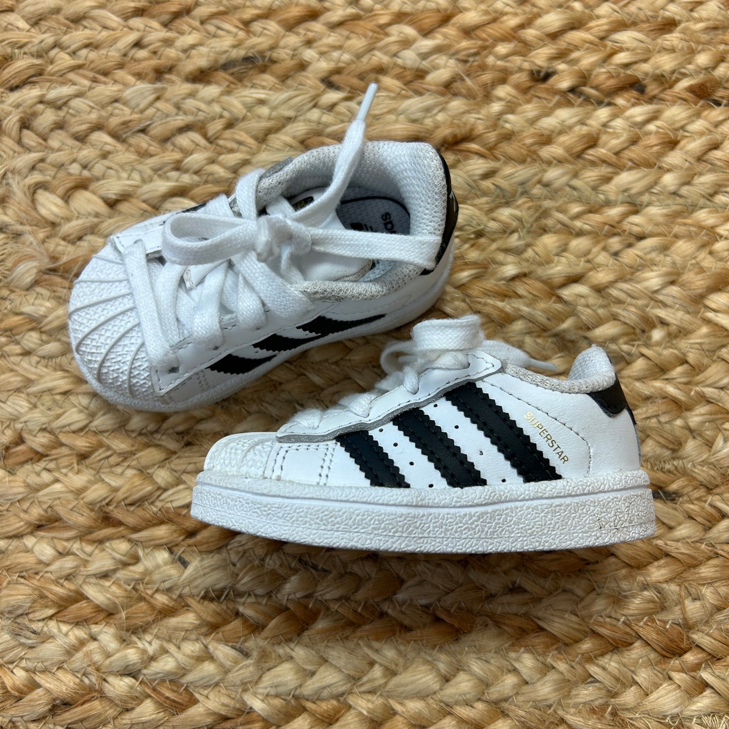 B&W Ortholite Superstar Sneakers