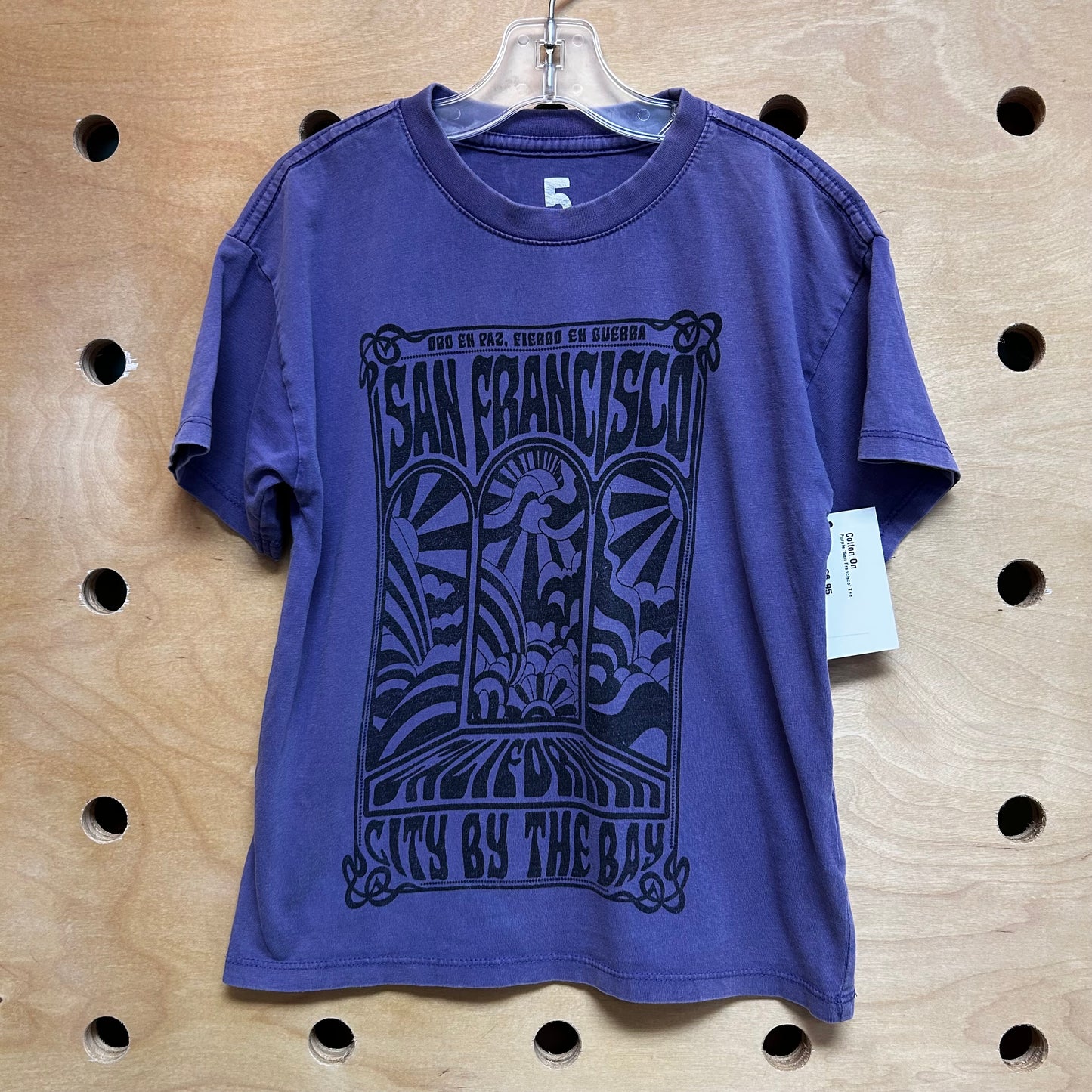 Purple 'San Francisco' Tee