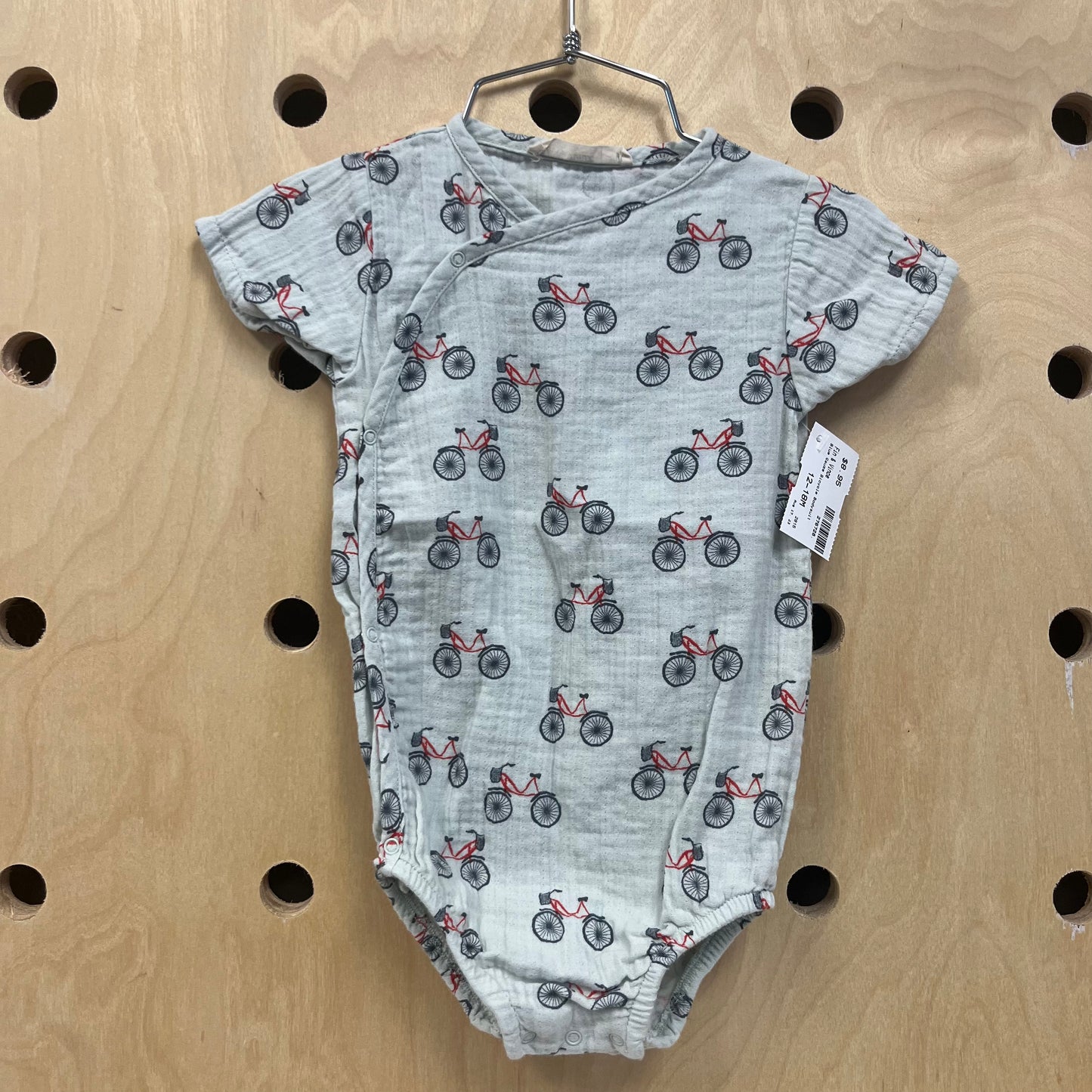 Blue Gauze Bicycle Bodysuit