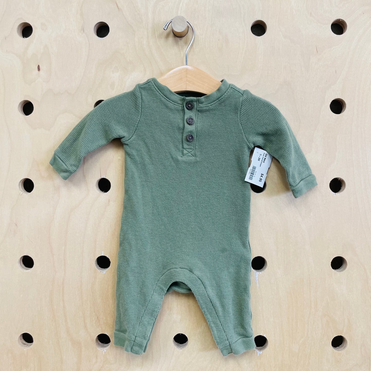 Green Thermal Romper