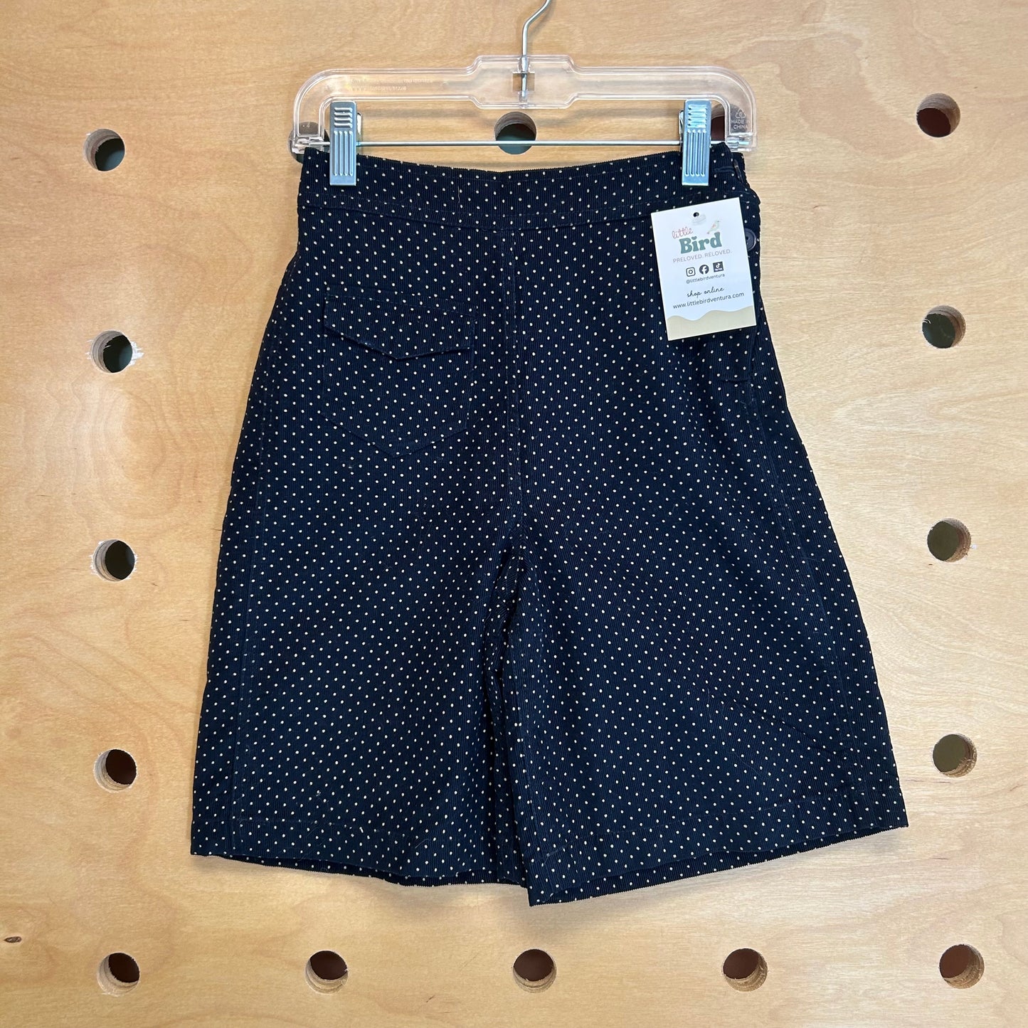Navy & Tan Cord Culottes