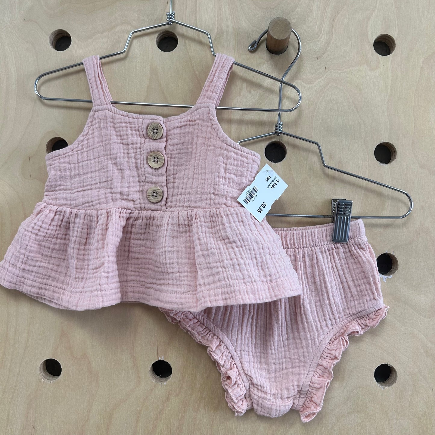 Pink Gauze Outfit
