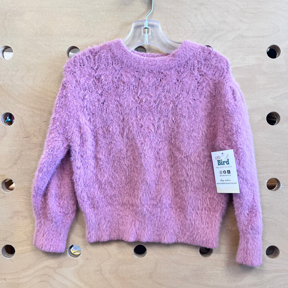 Pink Fuzzy Sweater
