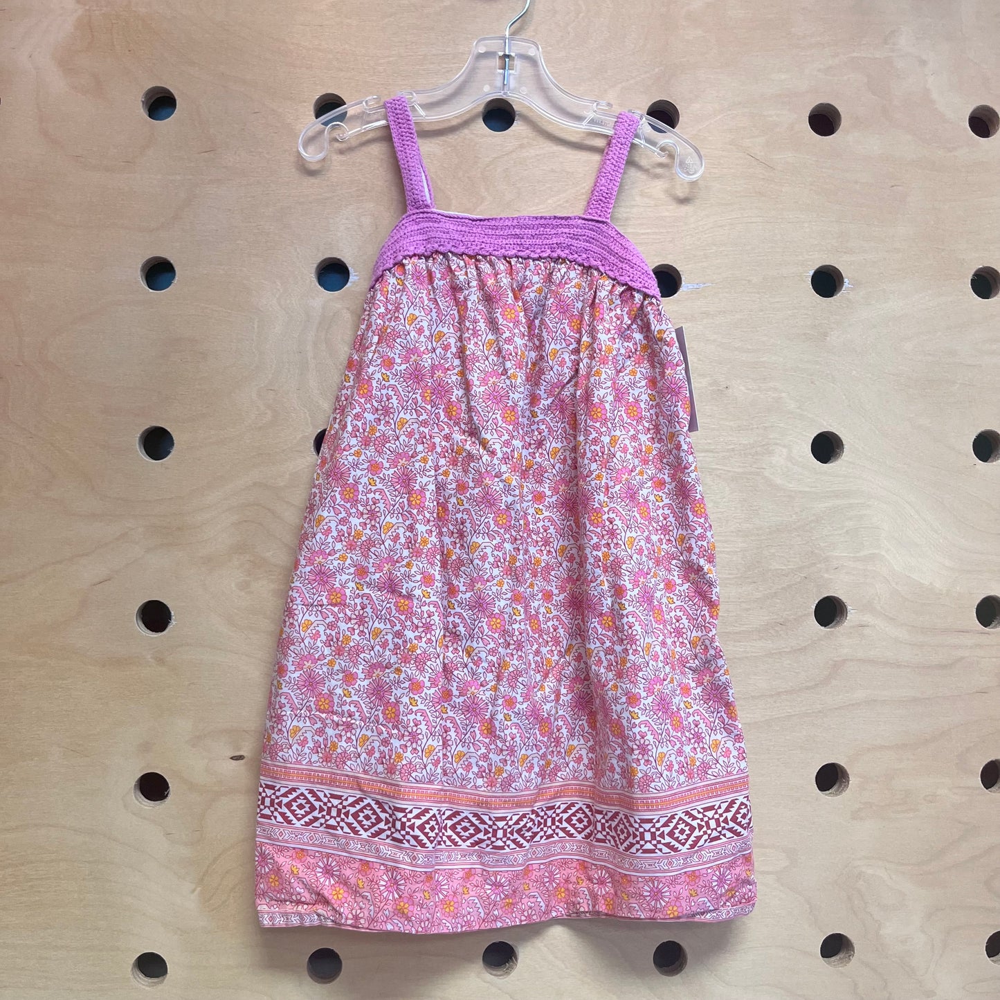 Pink/Purple Floral Dress