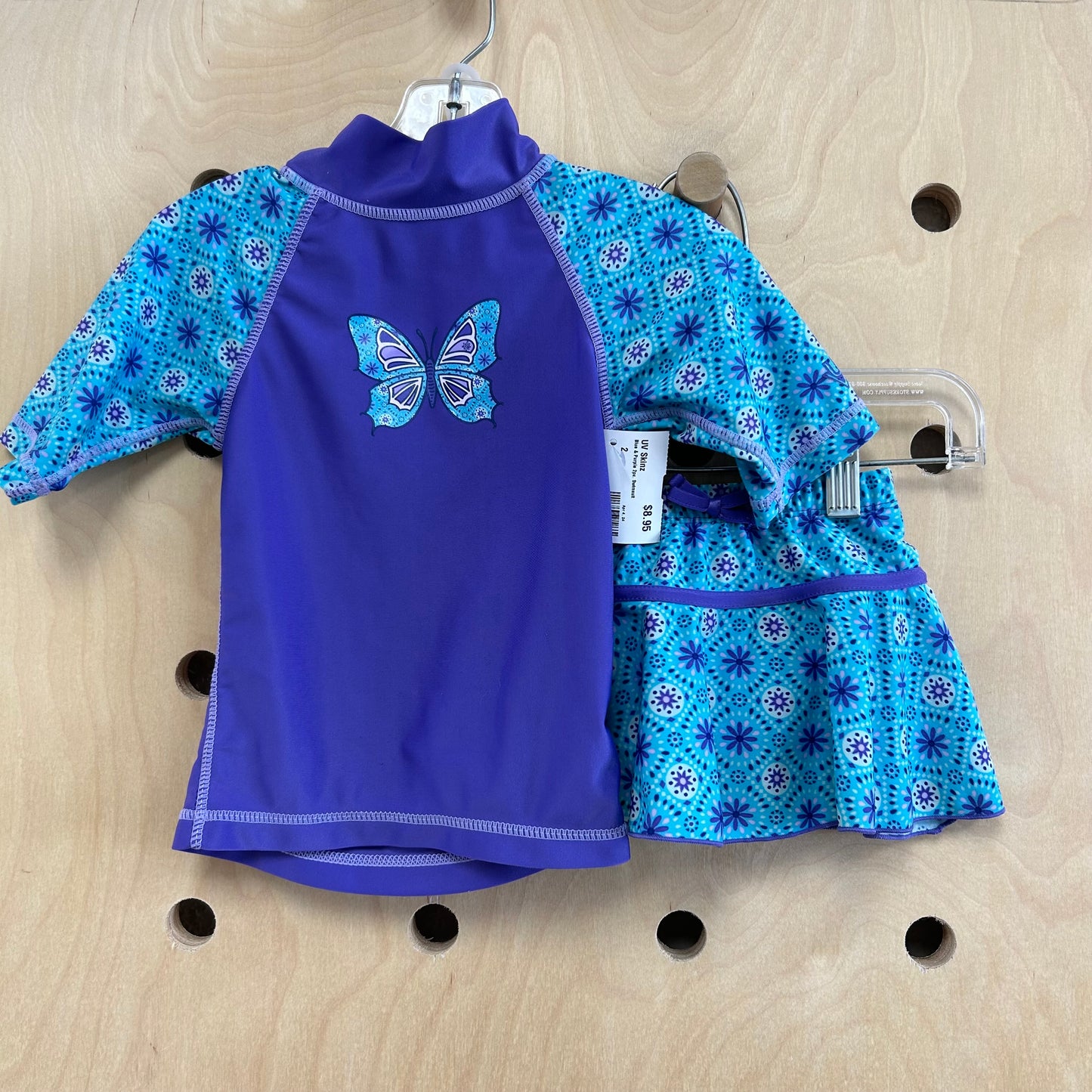 Blue & Purple 2pc. Swimsuit