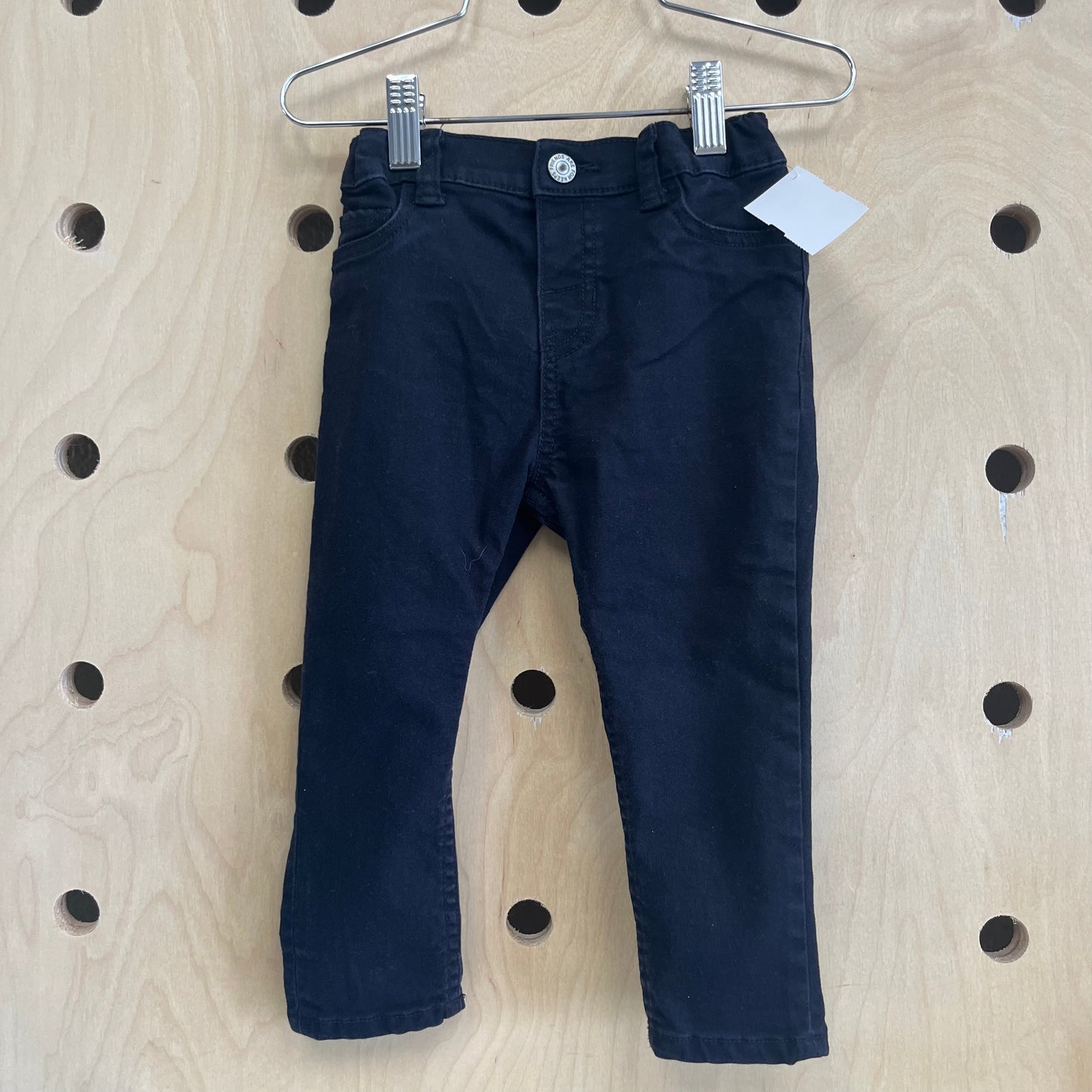 Black Stretch Adjust Waist Pants