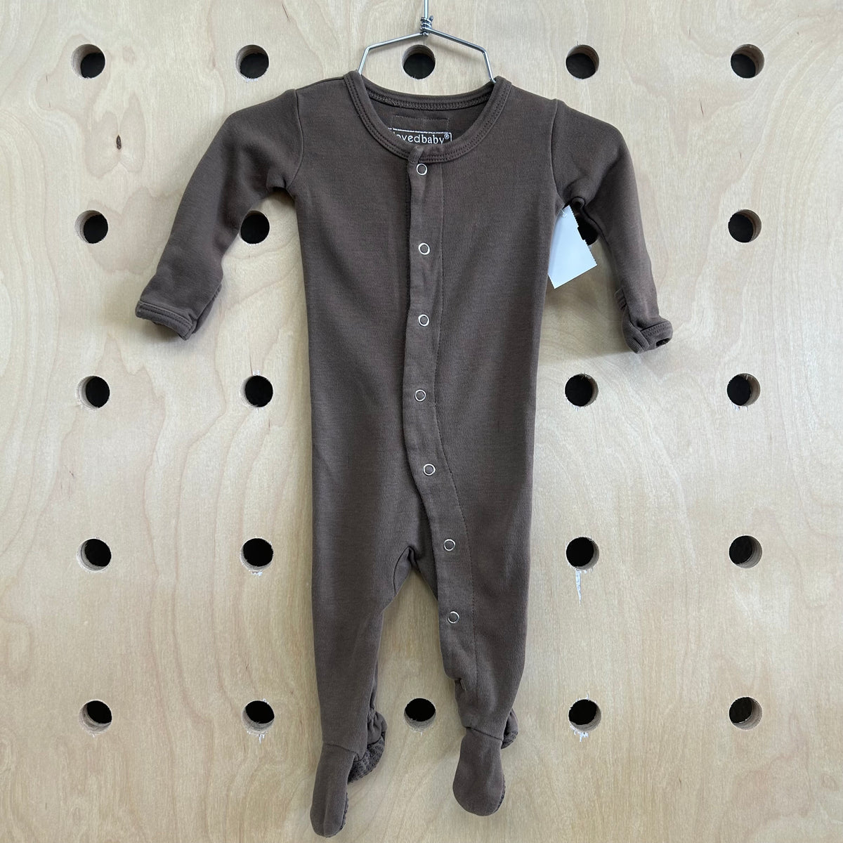 Brown Snap Footies