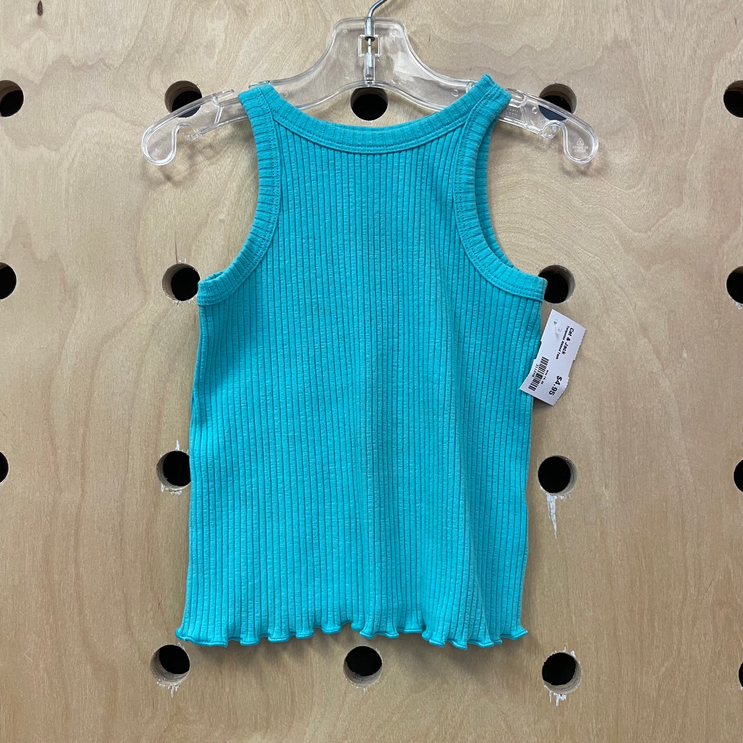 Turquoise Ribbed Tank