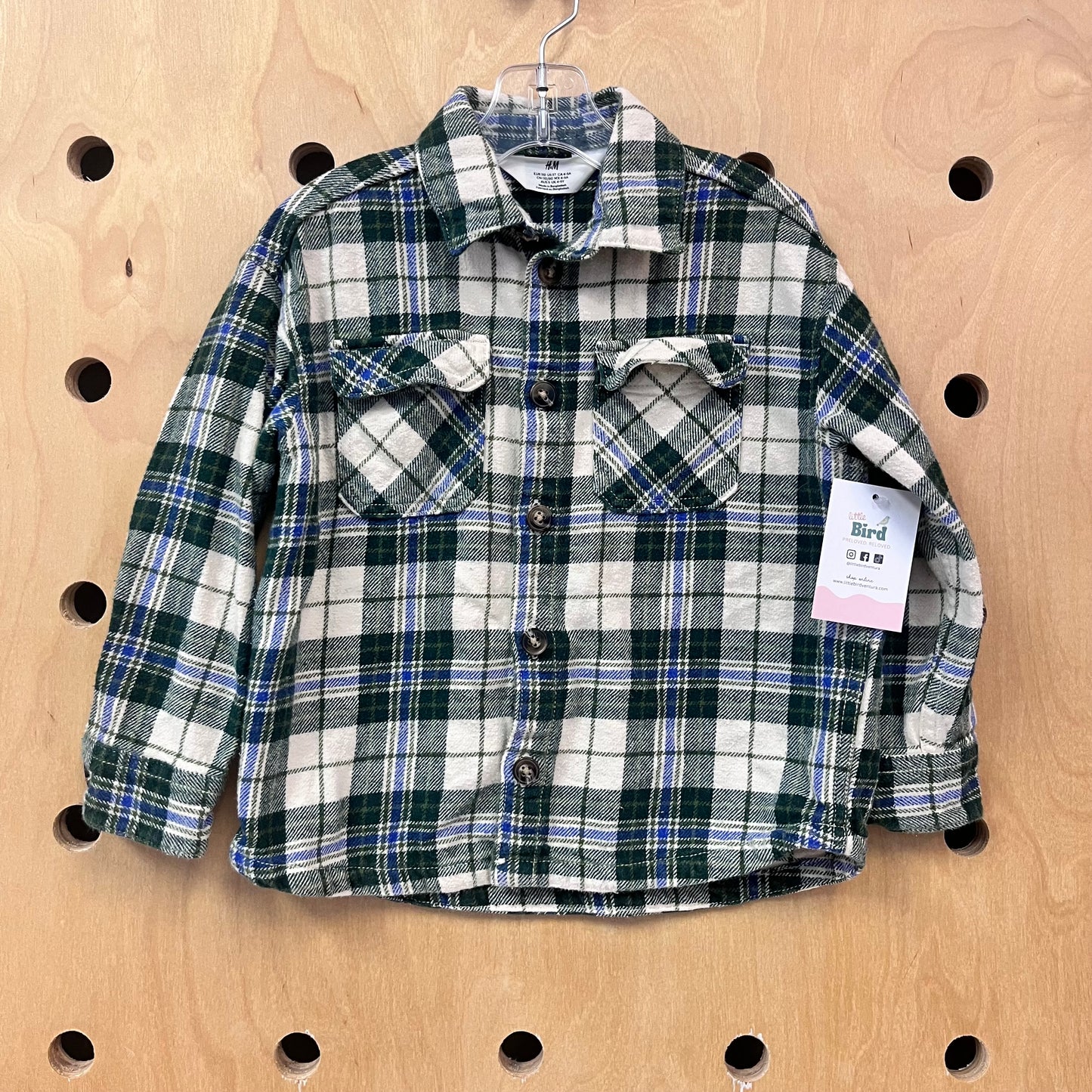Green Plaid Flannel