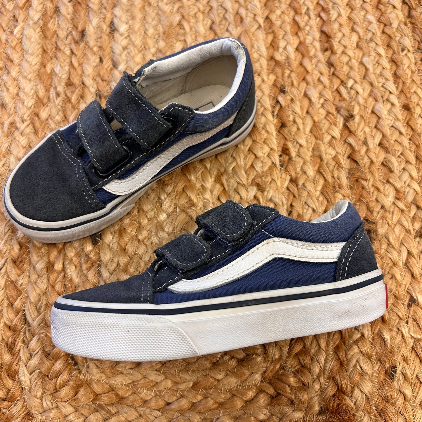 Blue & Grey Old Skool Sneakers