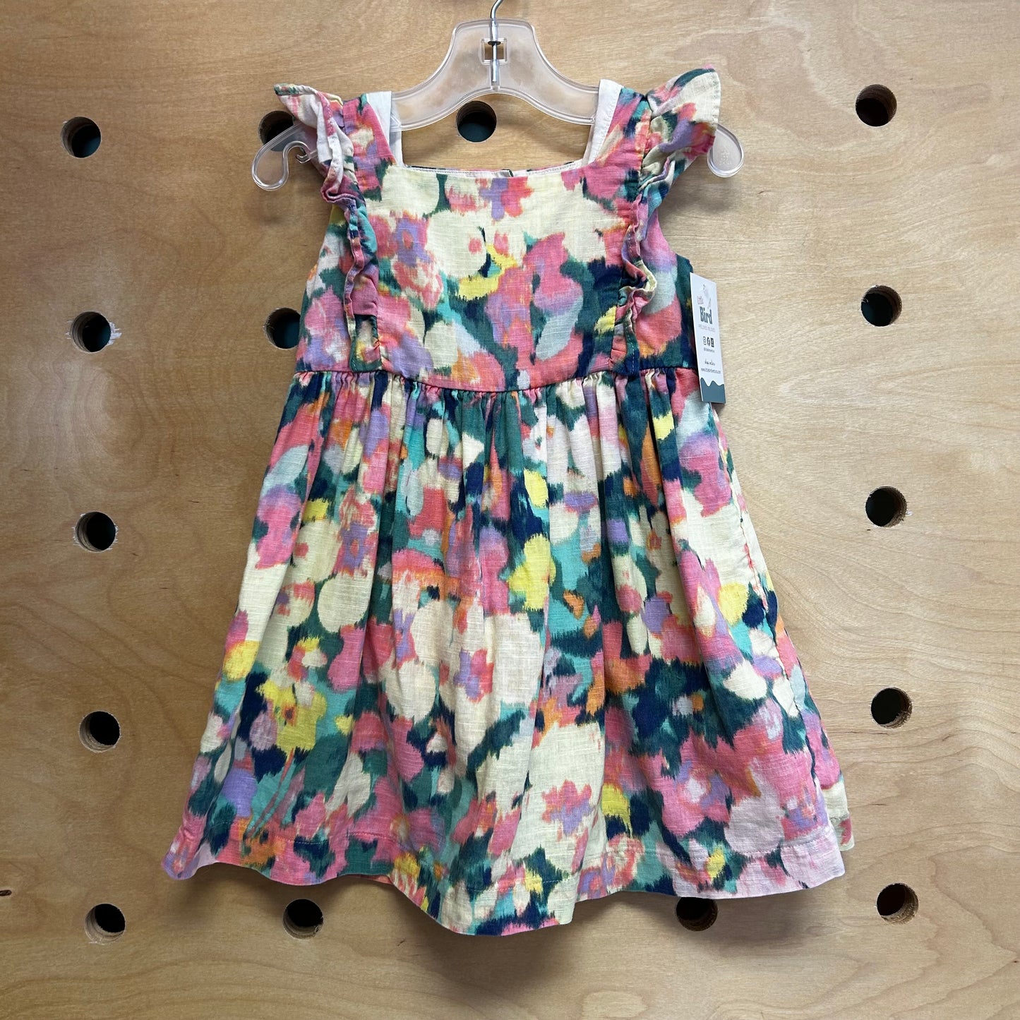 Watercolor Linen Blend Dress