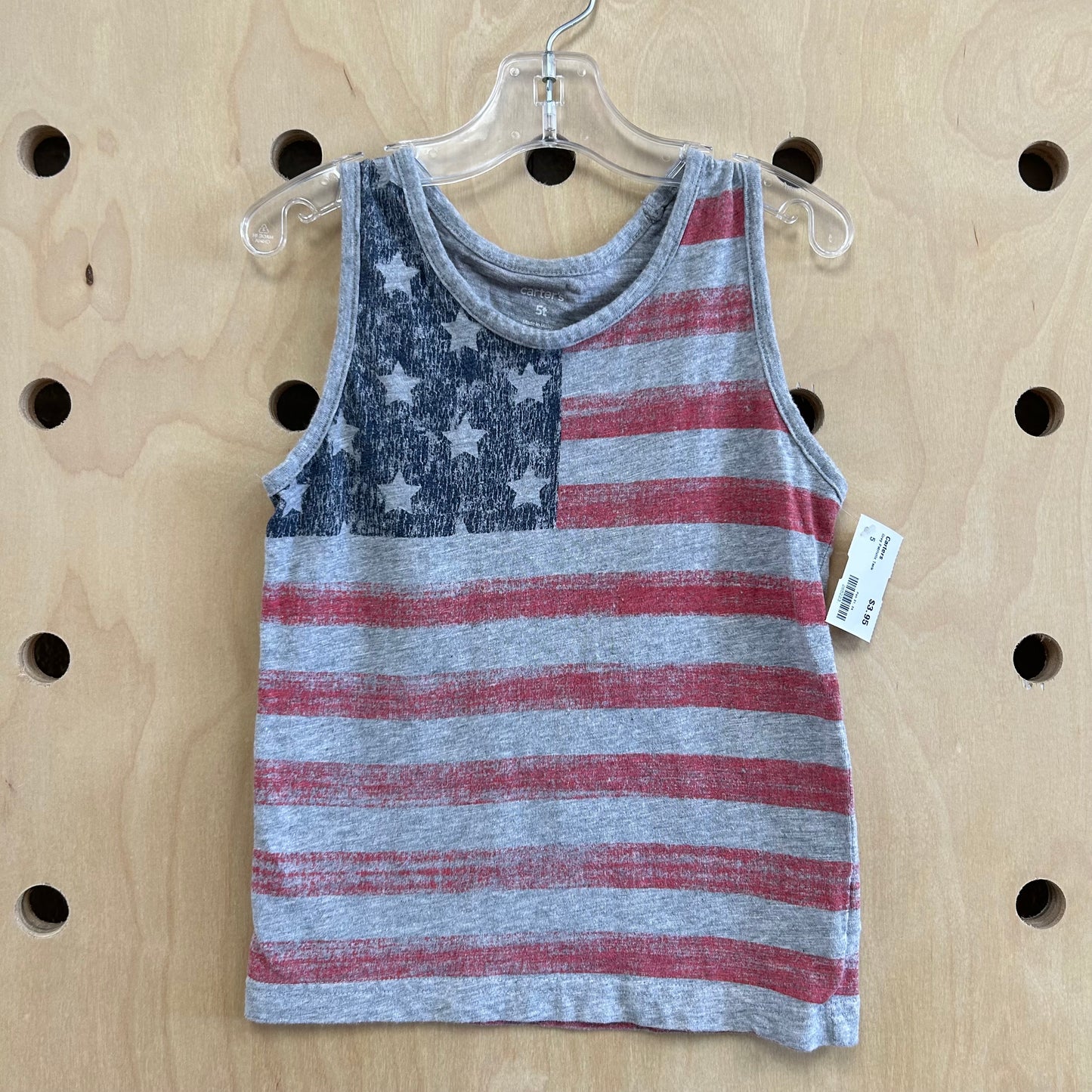 Grey Patriotic Tank