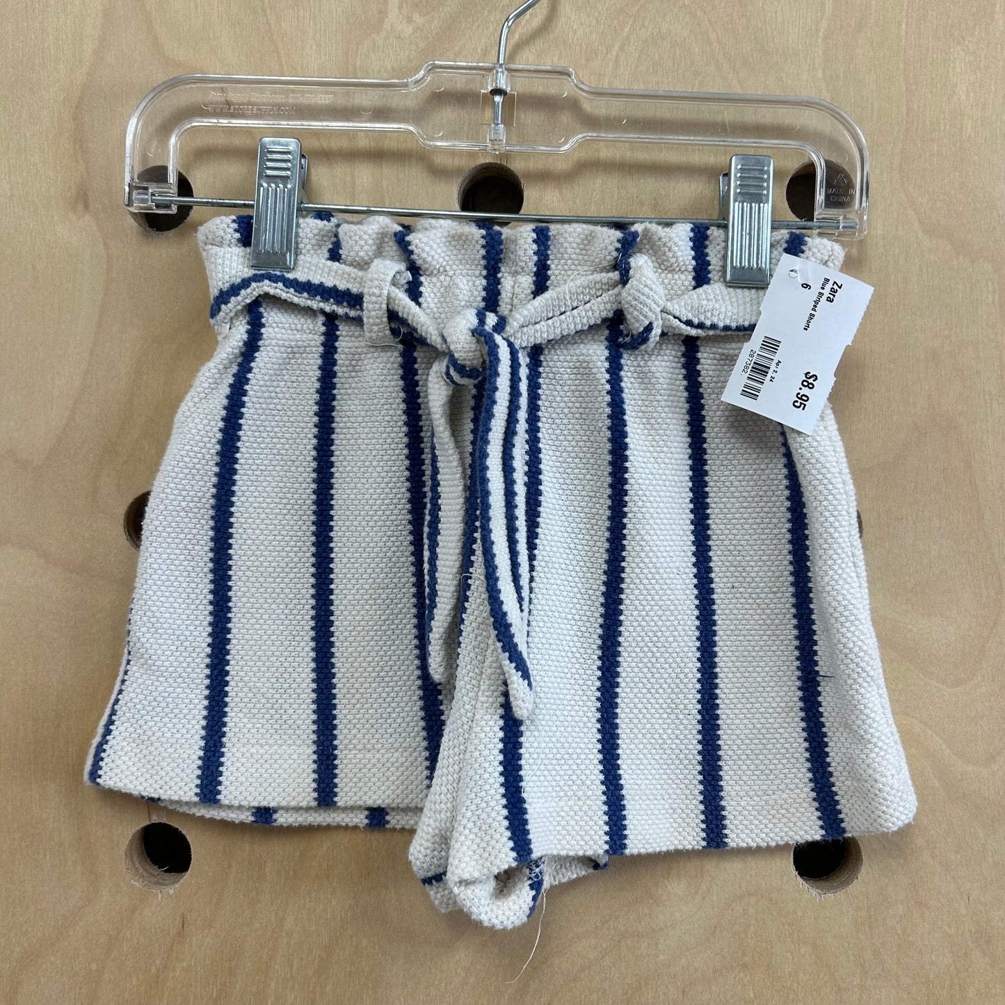 Blue Striped Shorts