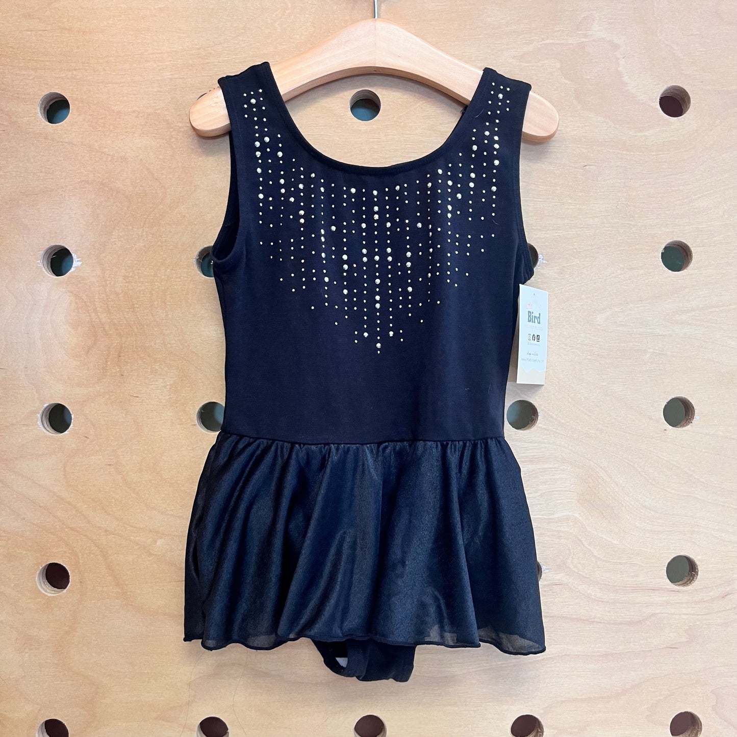 Black Rhinestone + Tulle Leotard