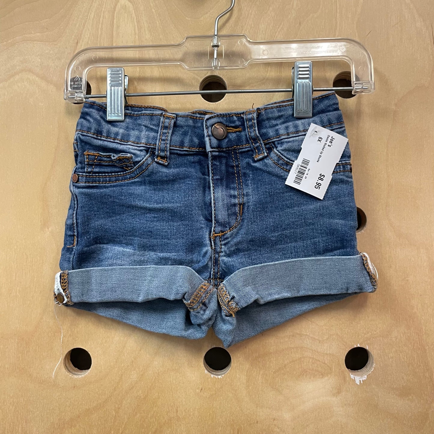 Denim Rolled Up Shorts