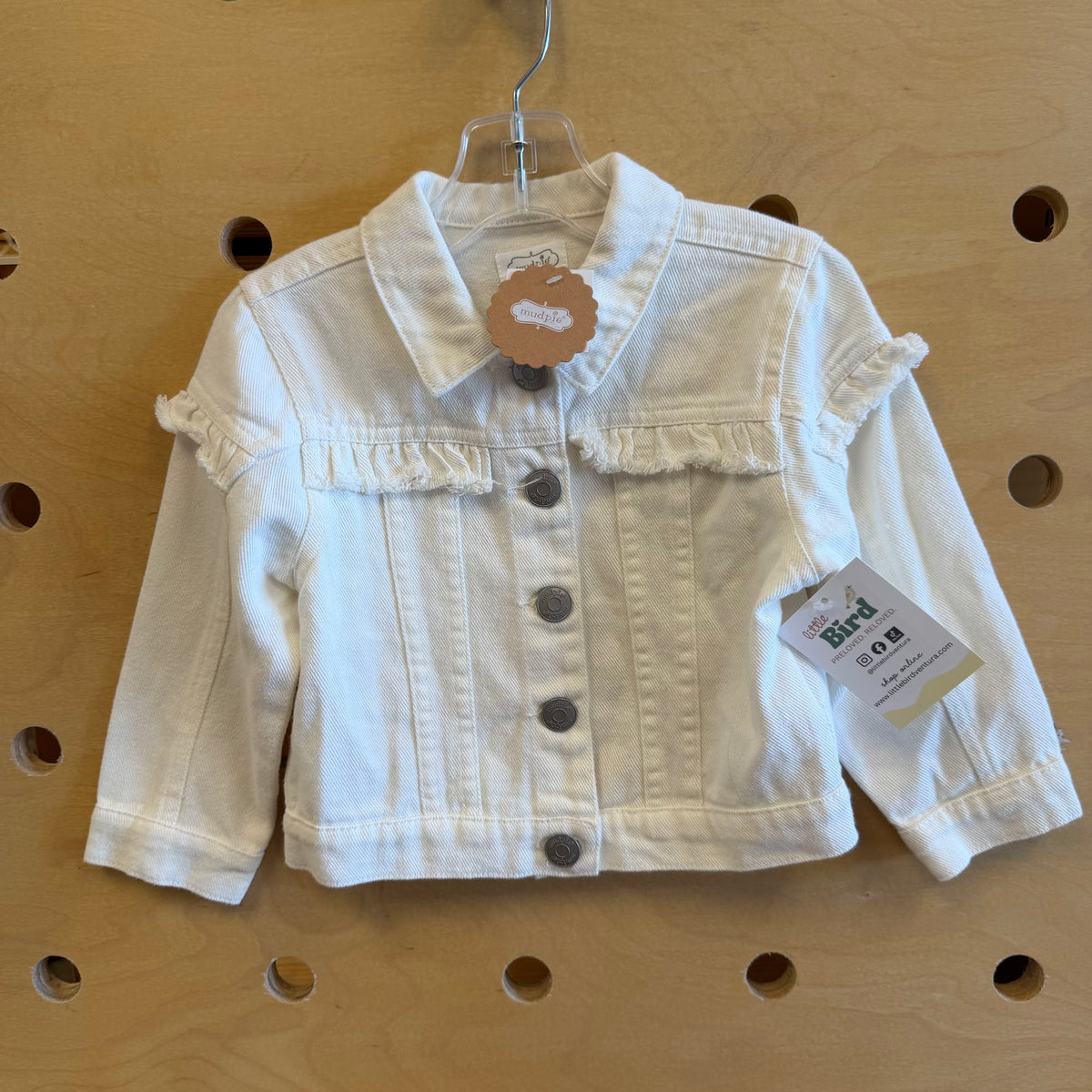 Cream Denim Jacket NEW!