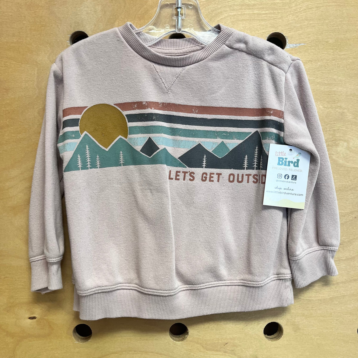 Pink Lets Get Outside Pullover