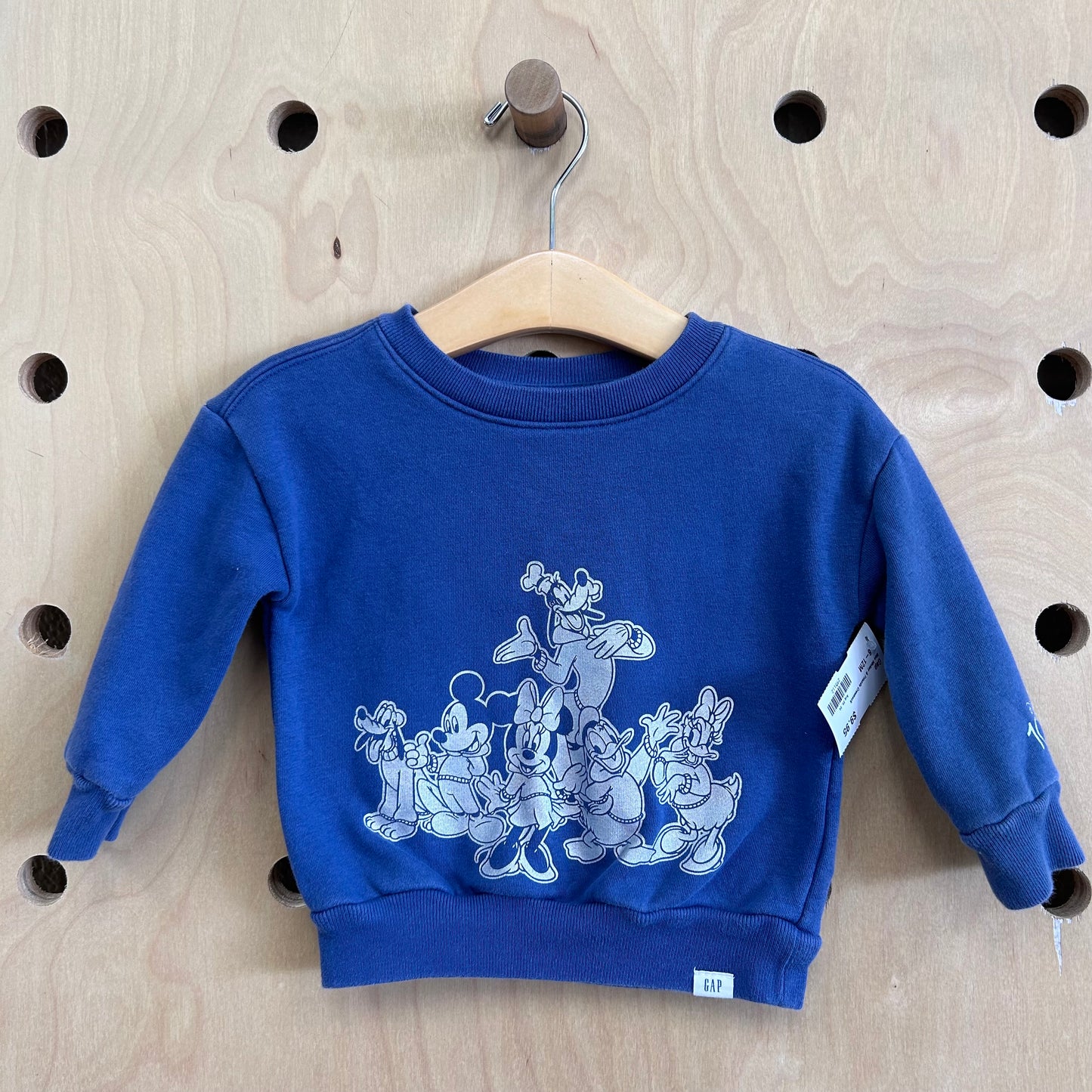 Blue Mickey & Friends Crewneck