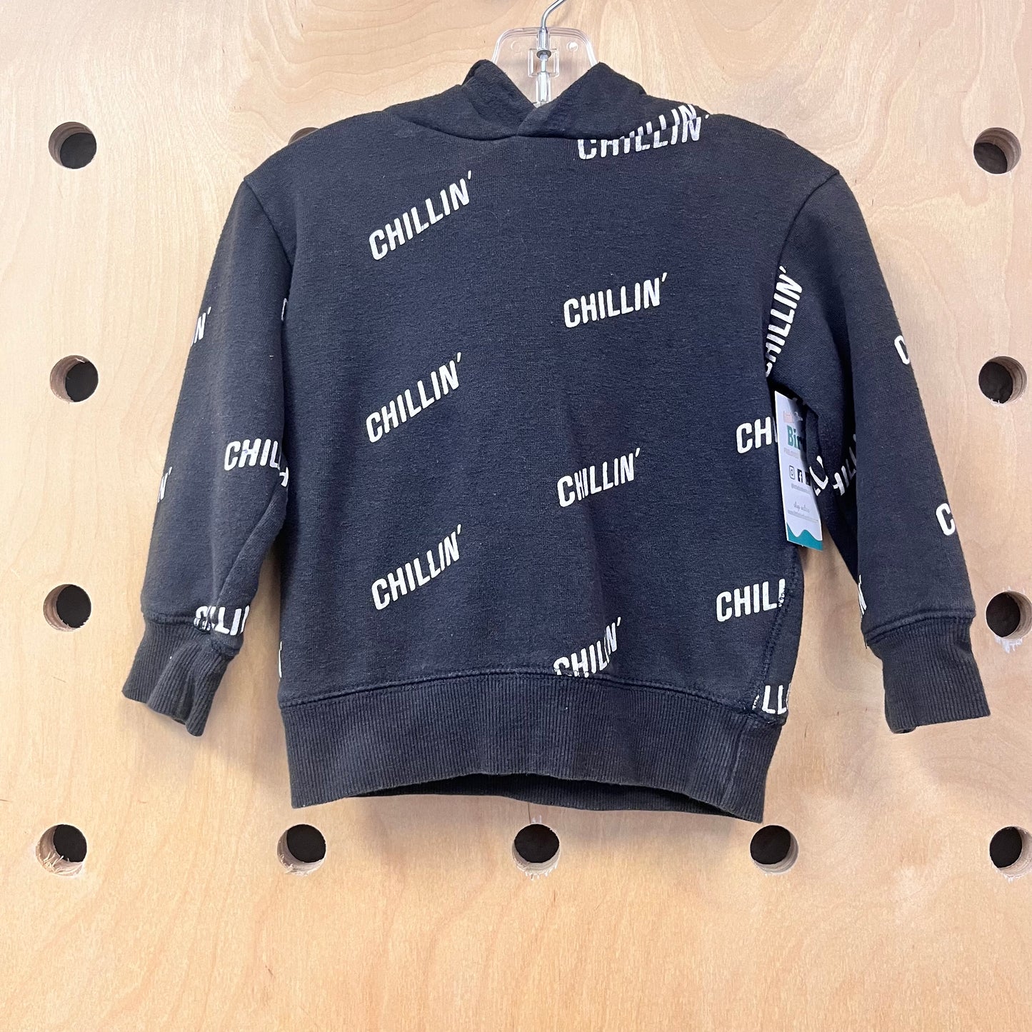Grey Chillin' Hoodie Pullover