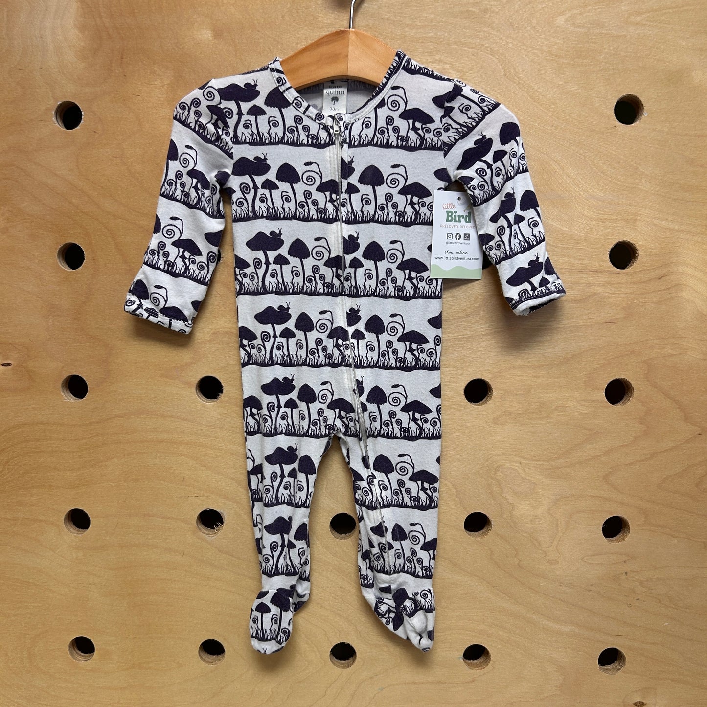 White/Purple Modal Footies